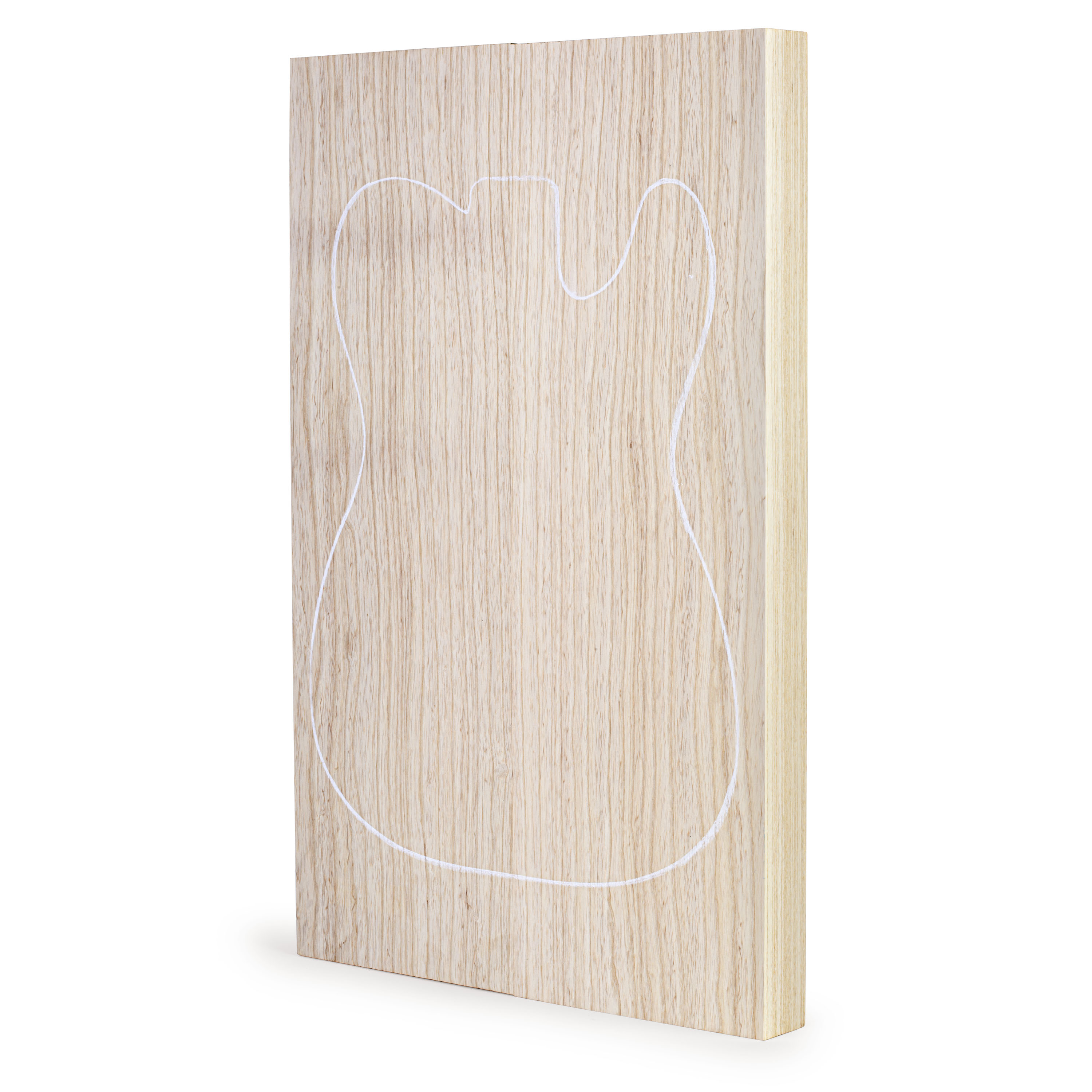 Swamp Ash Body Blank for Laminated Top, 2-Piece