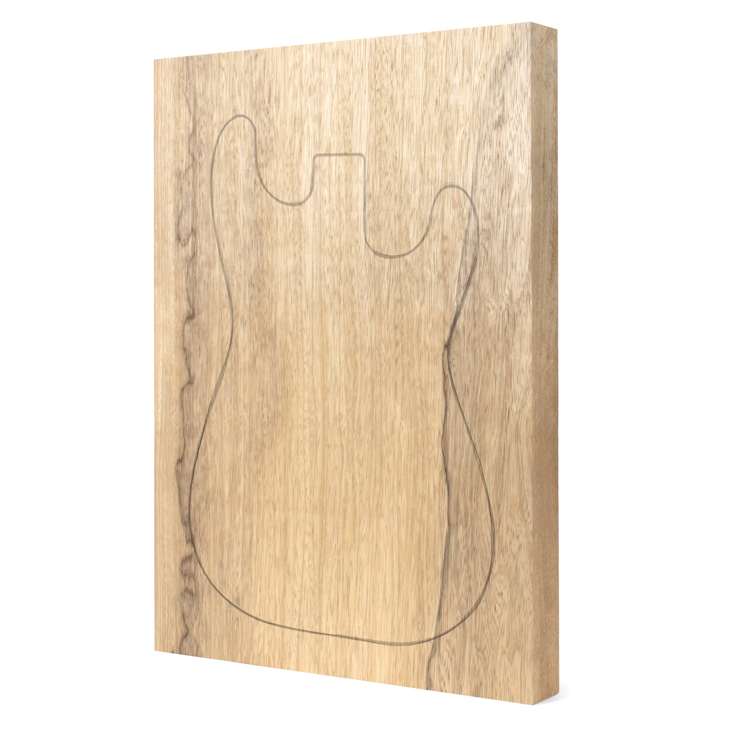 Black Limba Body Blank, 1-Piece