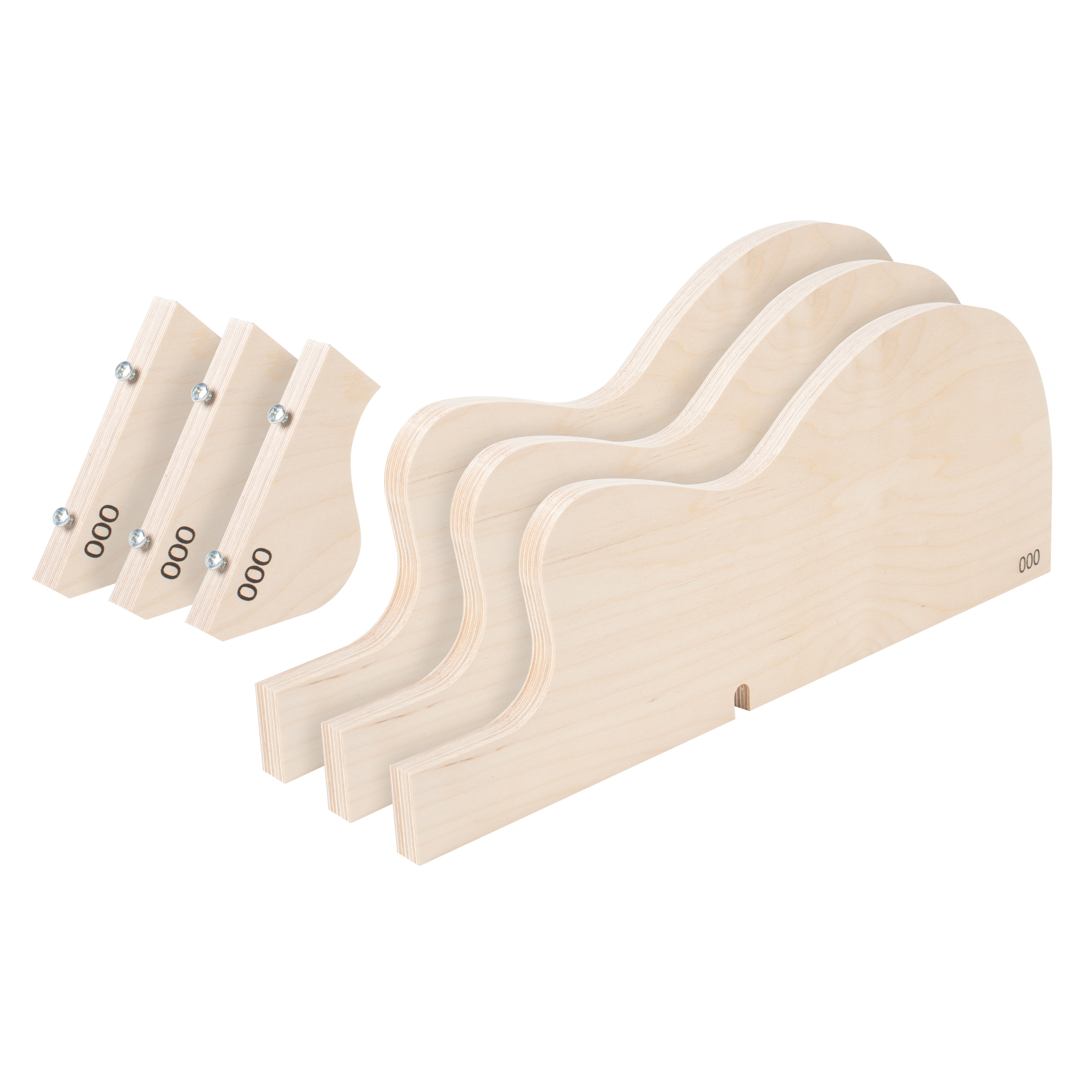 Bending Forms for Acoustic Side Bending Machine, 000 Cutaway