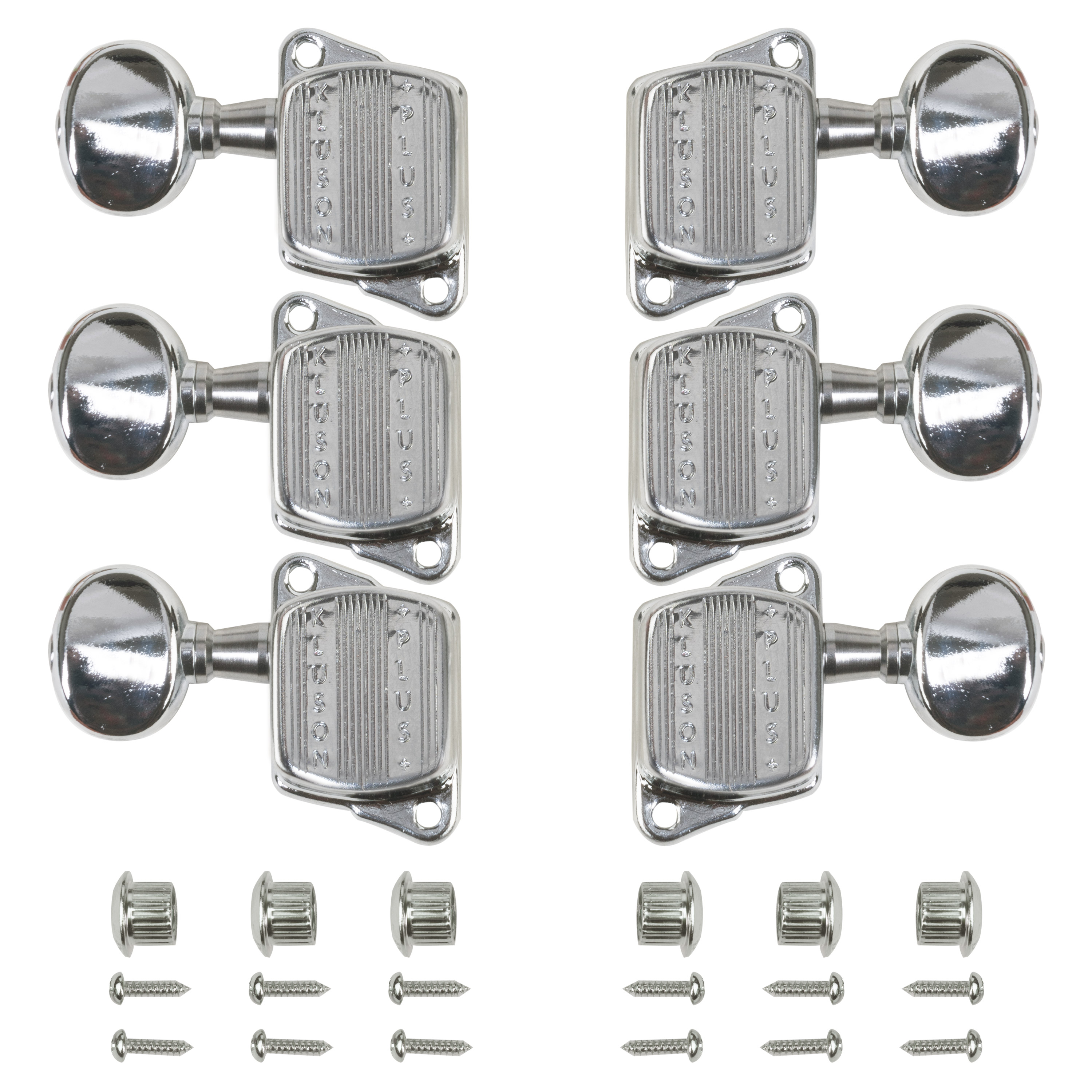 Kluson 3+3 Plus Series Tuners, Chrome
