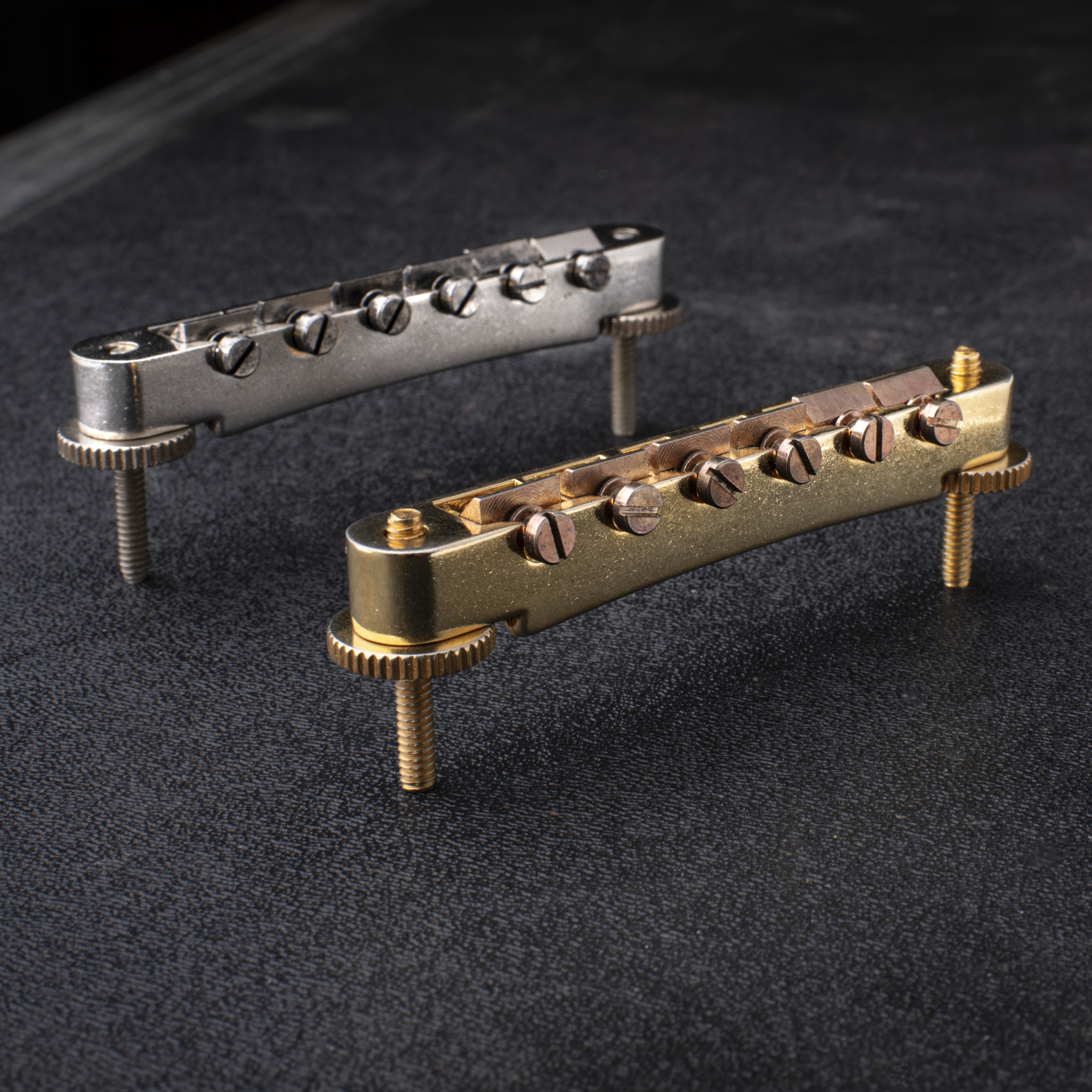 GuitarSlinger Cryocated Aged Non-Wire ABR-1 Tune-o-matic Bridge