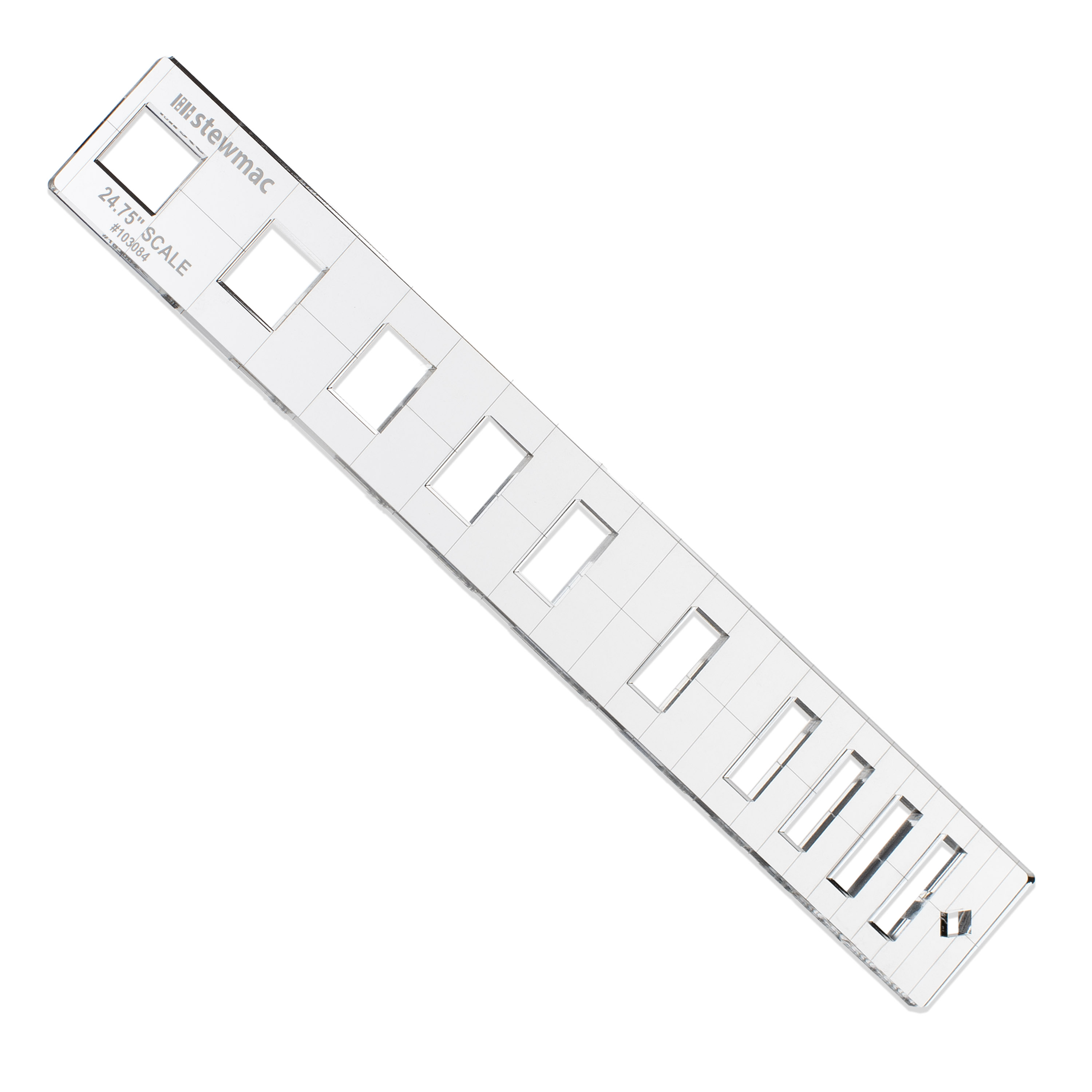 StewMac Fingerboard Inlay Template, Custom, 24.75" Scale