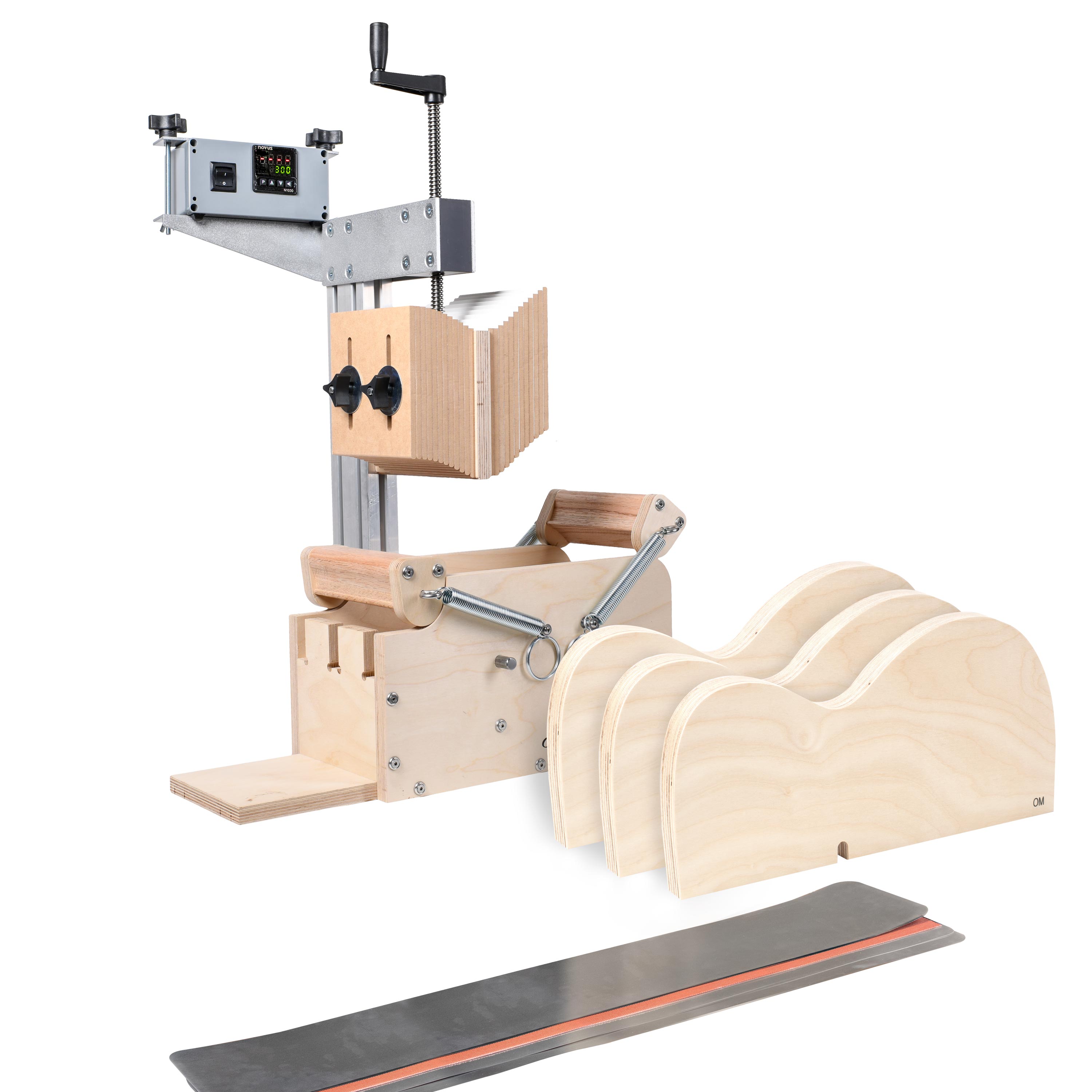 StewMac Acoustic Guitar Side Bending System, With OM Body Forms