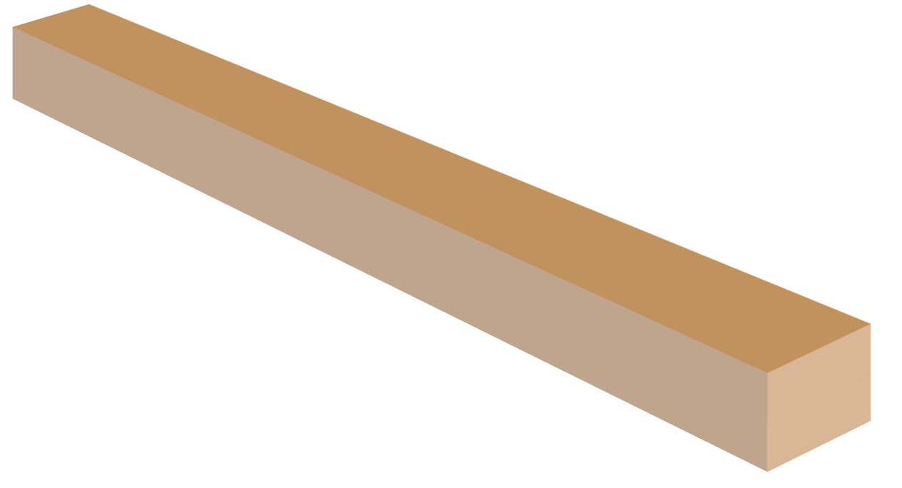 Korina (White Limba) Neck Blanks, AAA, 2" x 3" x 36"