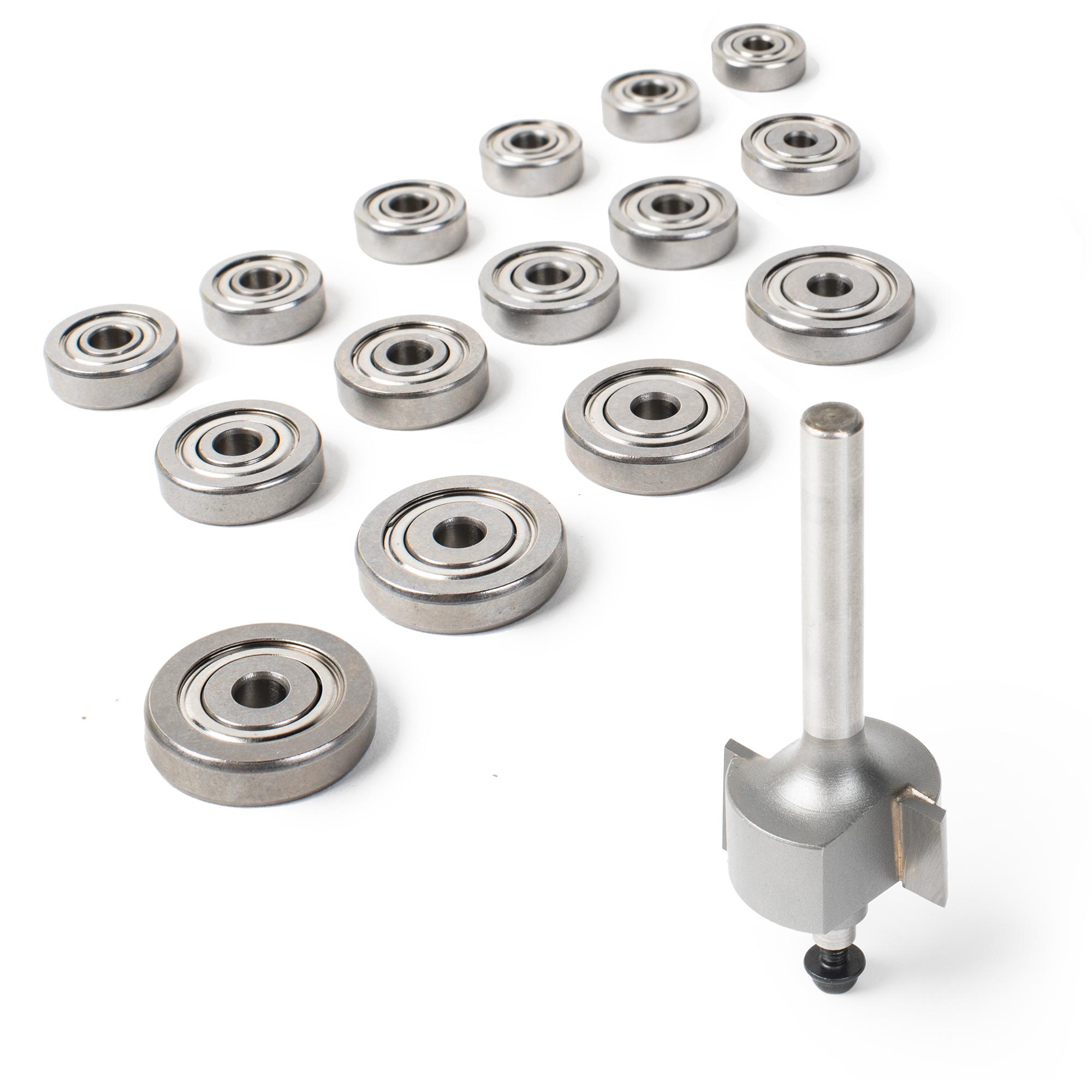 LMI Binding Router Bit + Bearing Sets, Complete Set