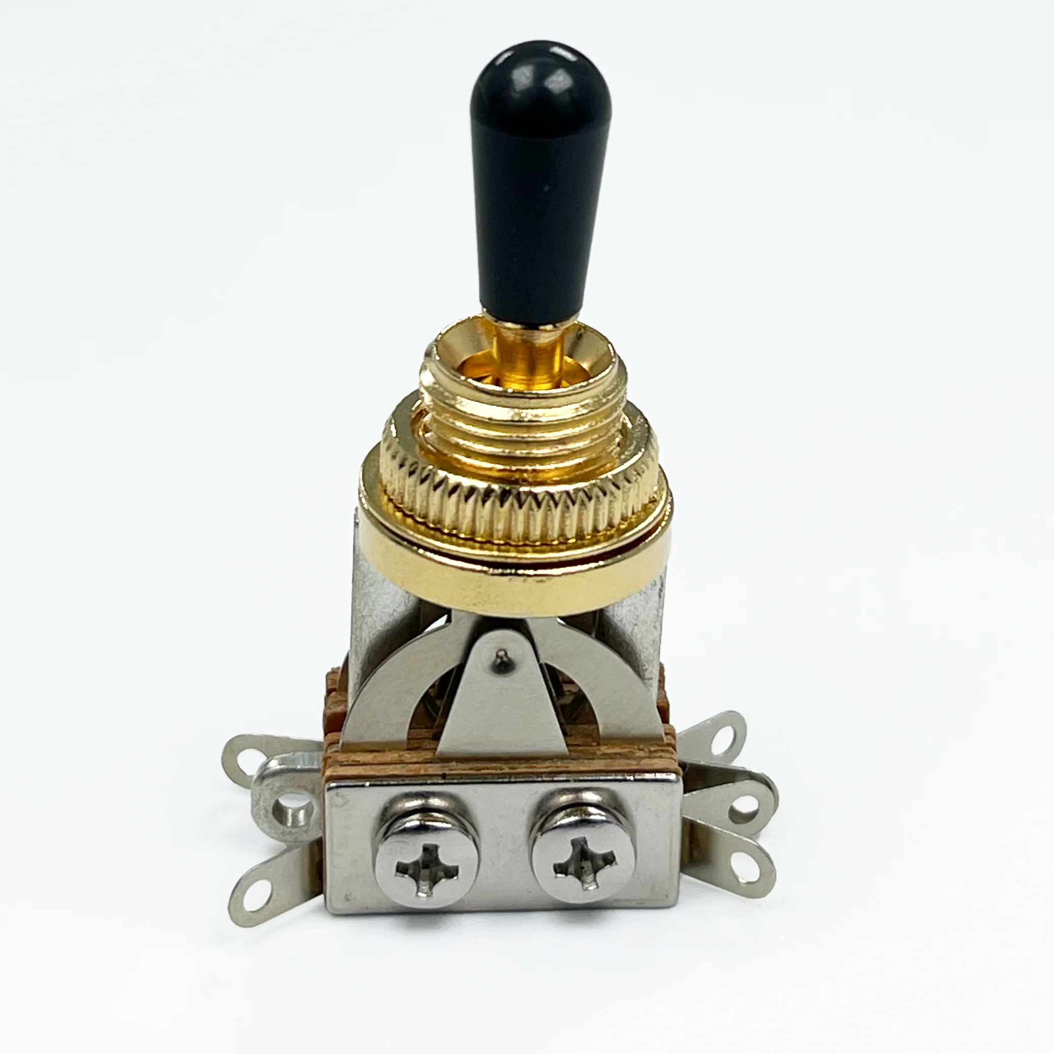 AxLabs 3-Way 2-Pole, 6-Lug Toggle Switch, Gold