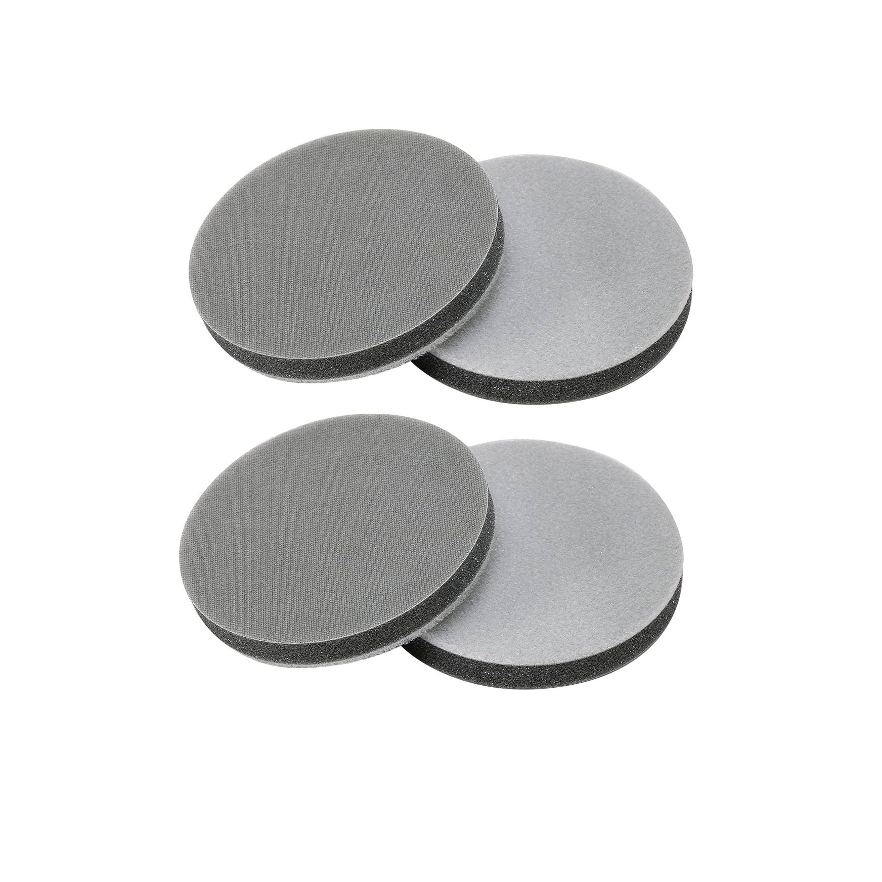 Eagle Abrasives Micro-Hook Interface Pad, 3" dia. - 4 Pack