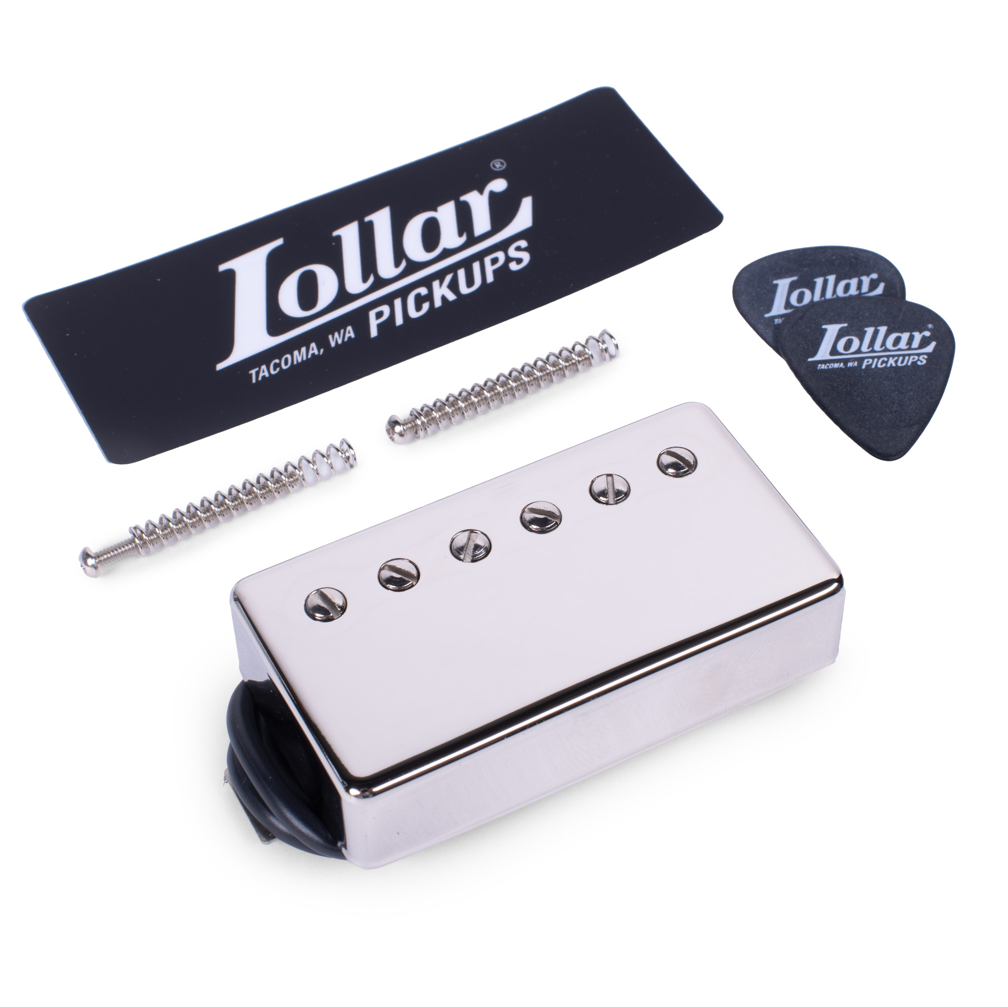 Lollar Imperial Humbucker Pickups - Exclusively for StewMac, Neck Position, Nickel Cover