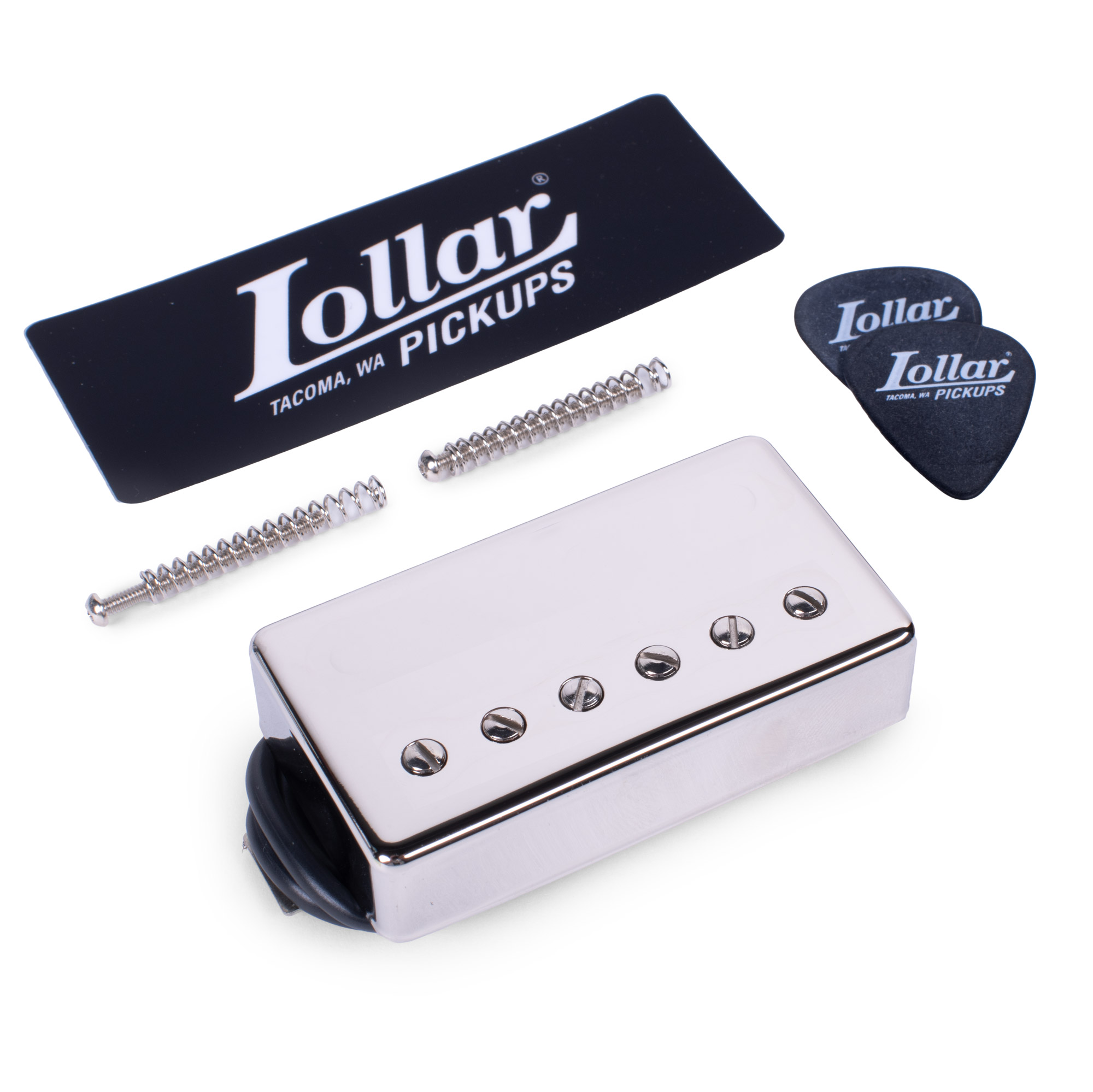 Lollar Imperial Humbucker Pickups - Exclusively for StewMac, Bridge Position, Nickel Cover