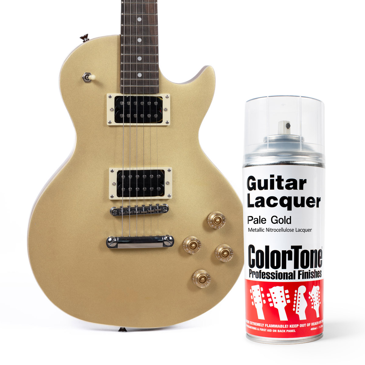 ColorTone Aerosol Guitar Lacquer, Pale Gold