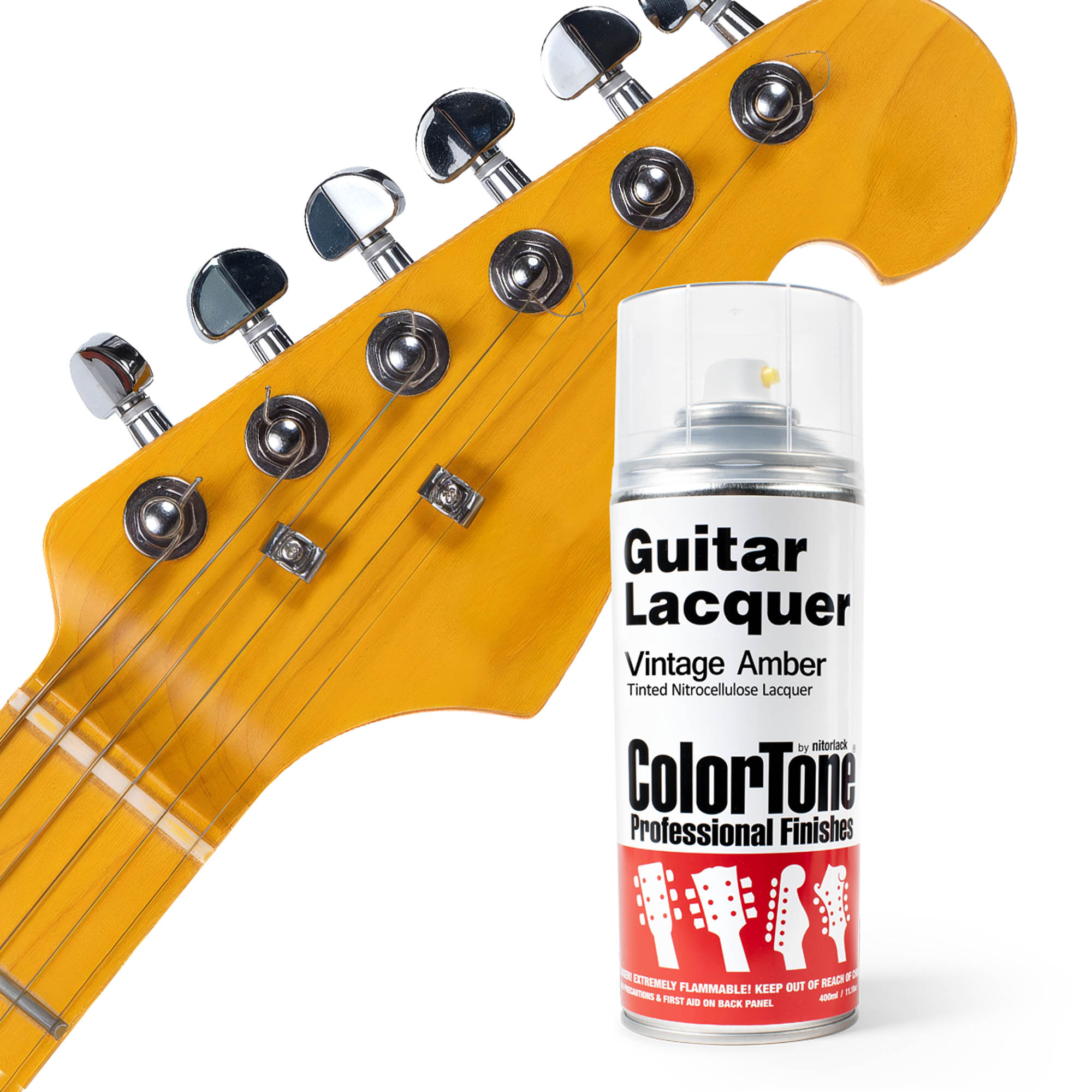 ColorTone Aerosol Guitar Lacquer, Amber Vintage