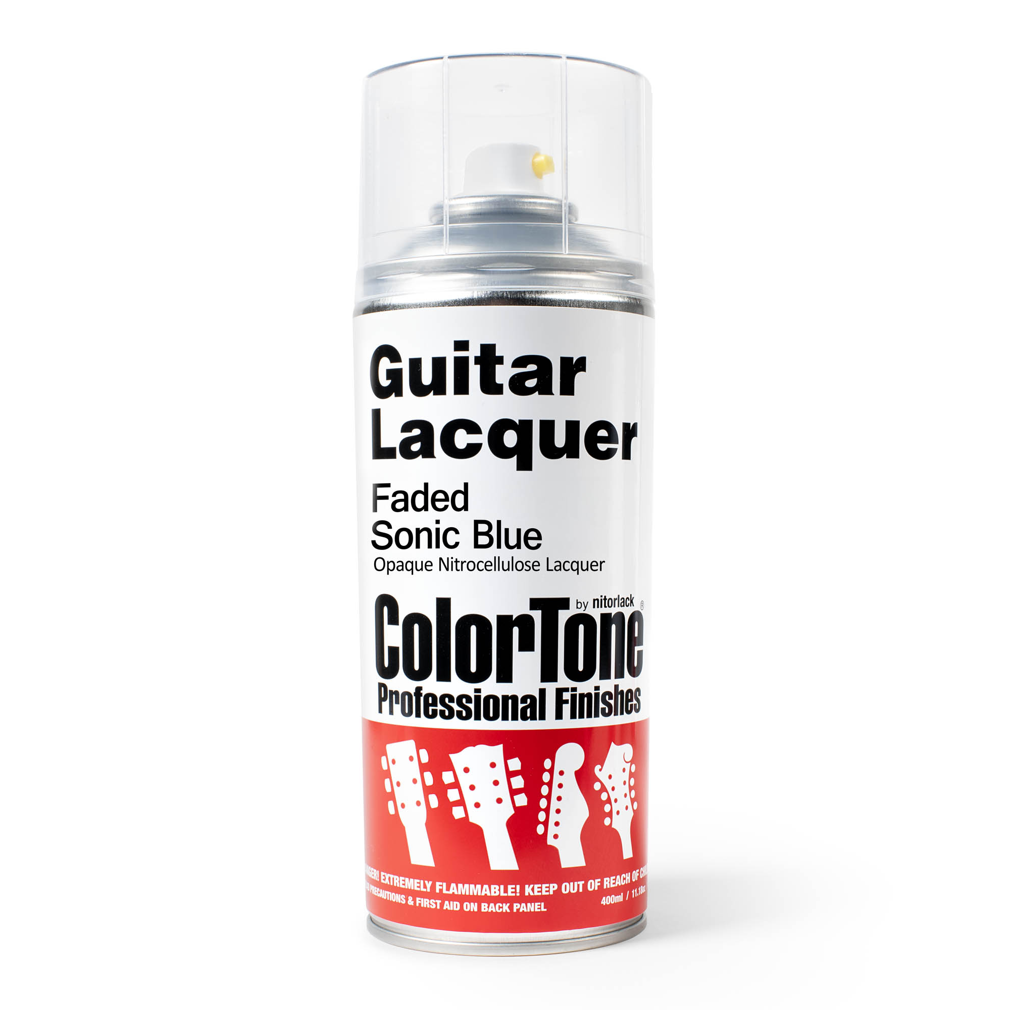 ColorTone Aerosol Guitar Lacquer, Faded Sonic Blue
