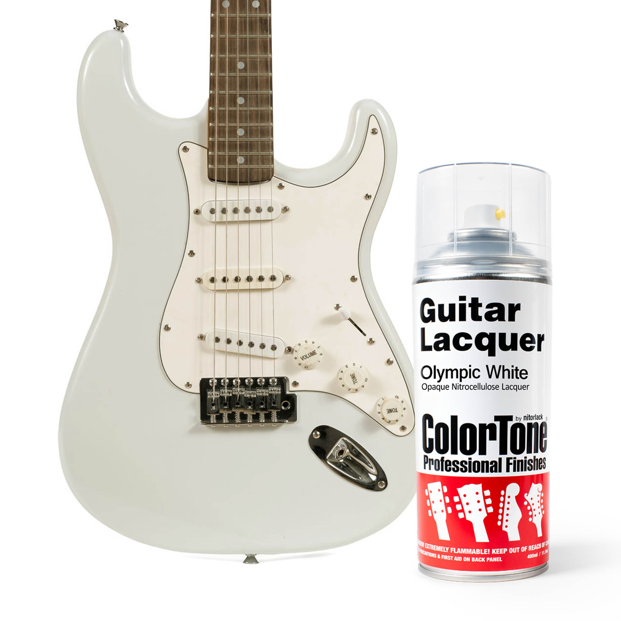 ColorTone Aerosol Guitar Lacquer, Olympic White