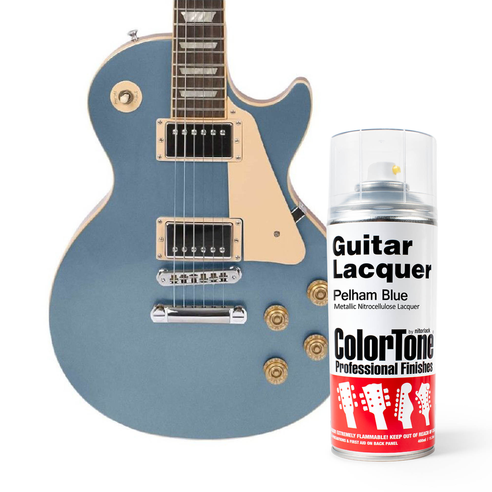 ColorTone Aerosol Guitar Lacquer, Pelham Blue