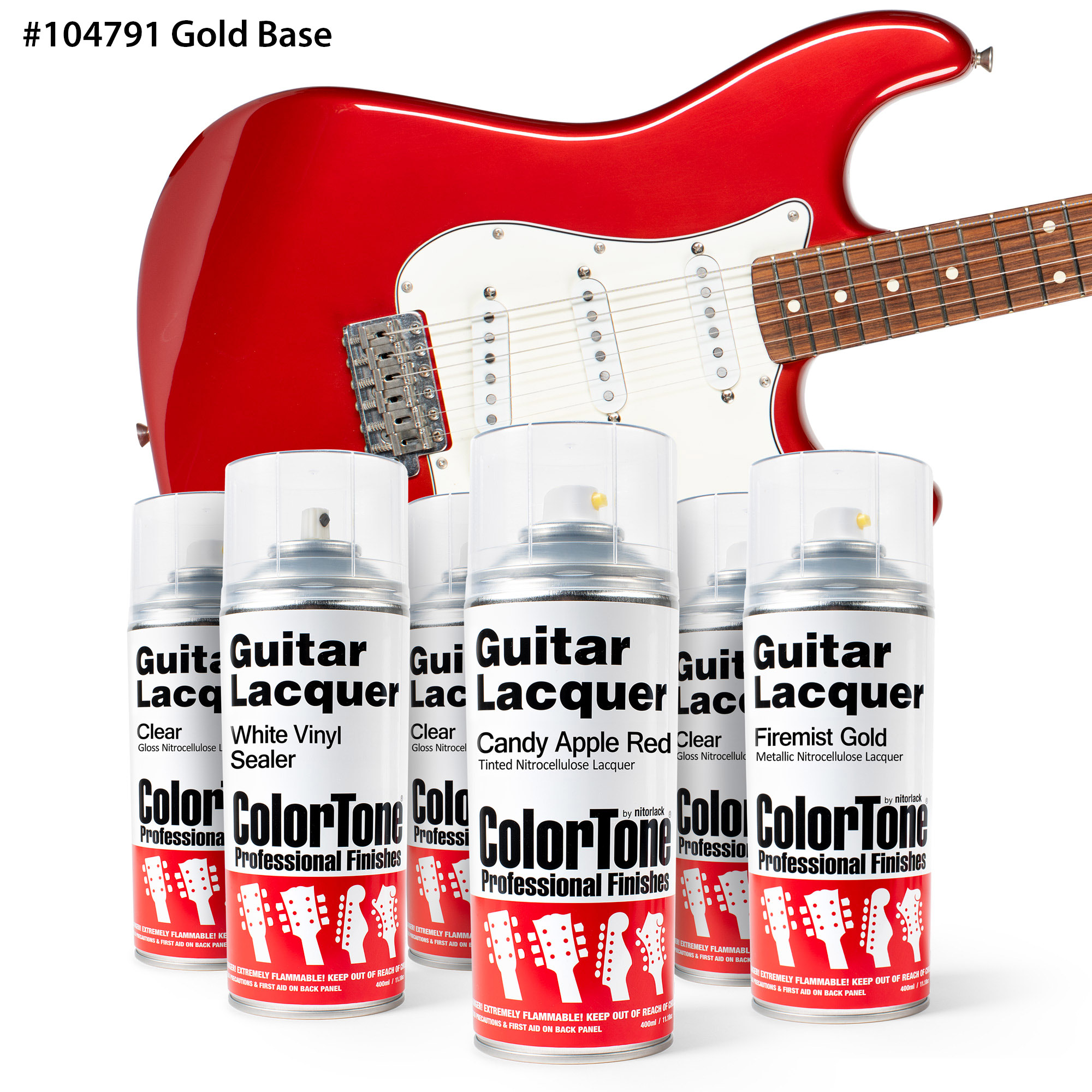 ColorTone Aerosol Finishing Set for Candy Apple Red