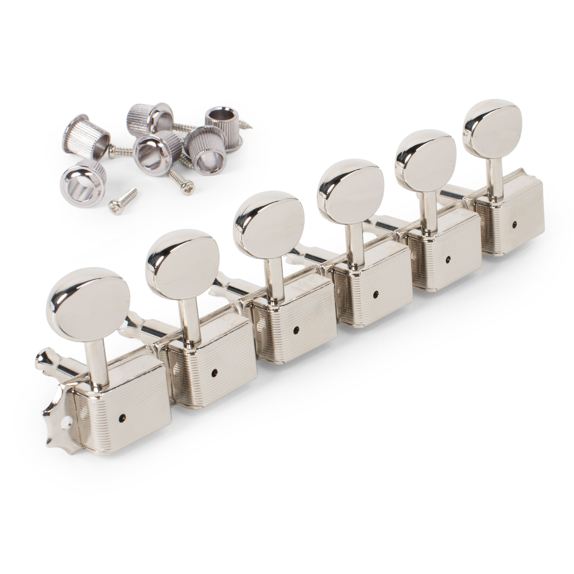 Golden Age Vintage-style Oval Knob 6-In-Line Tuners