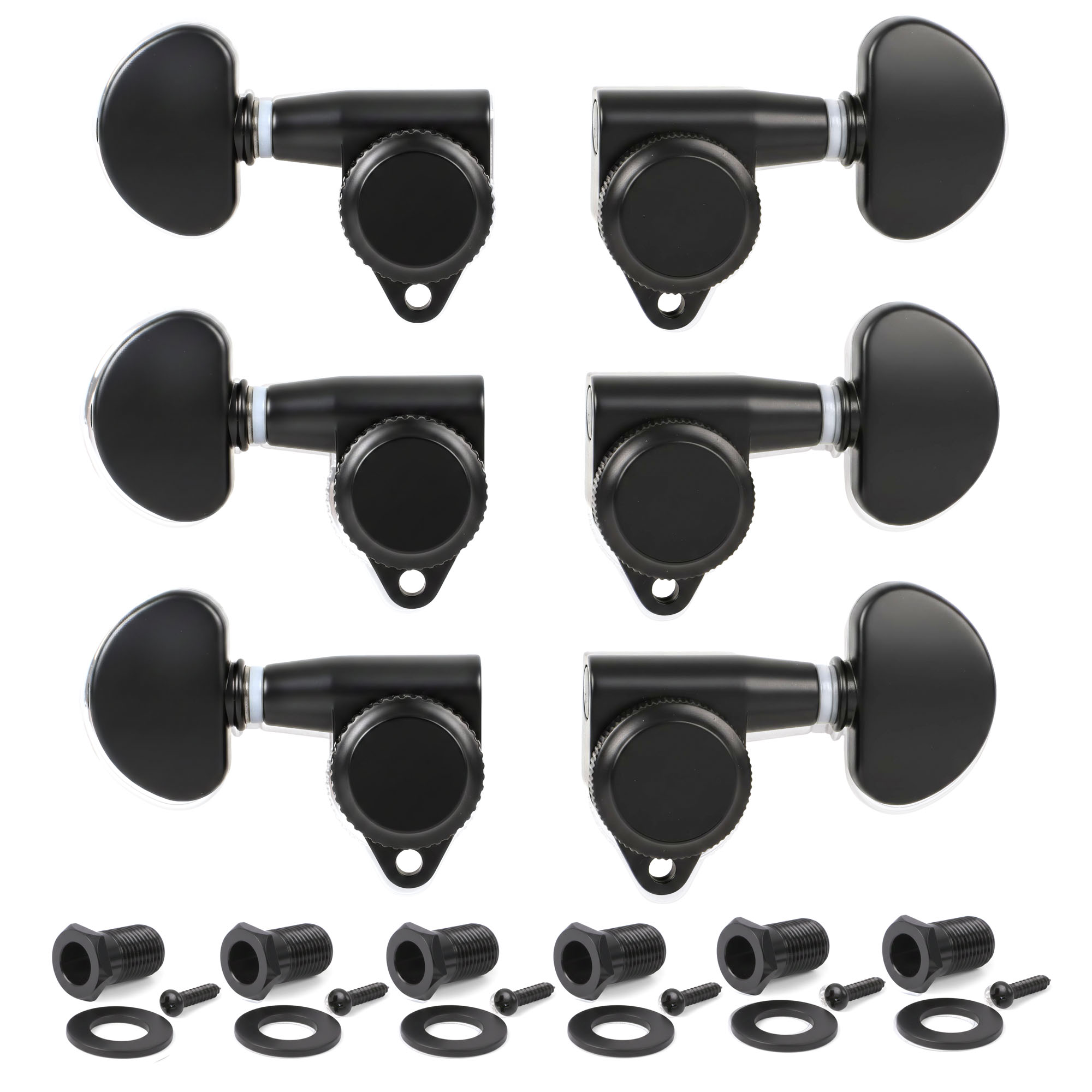 Golden Age 3+3 Locking Tuners, Black