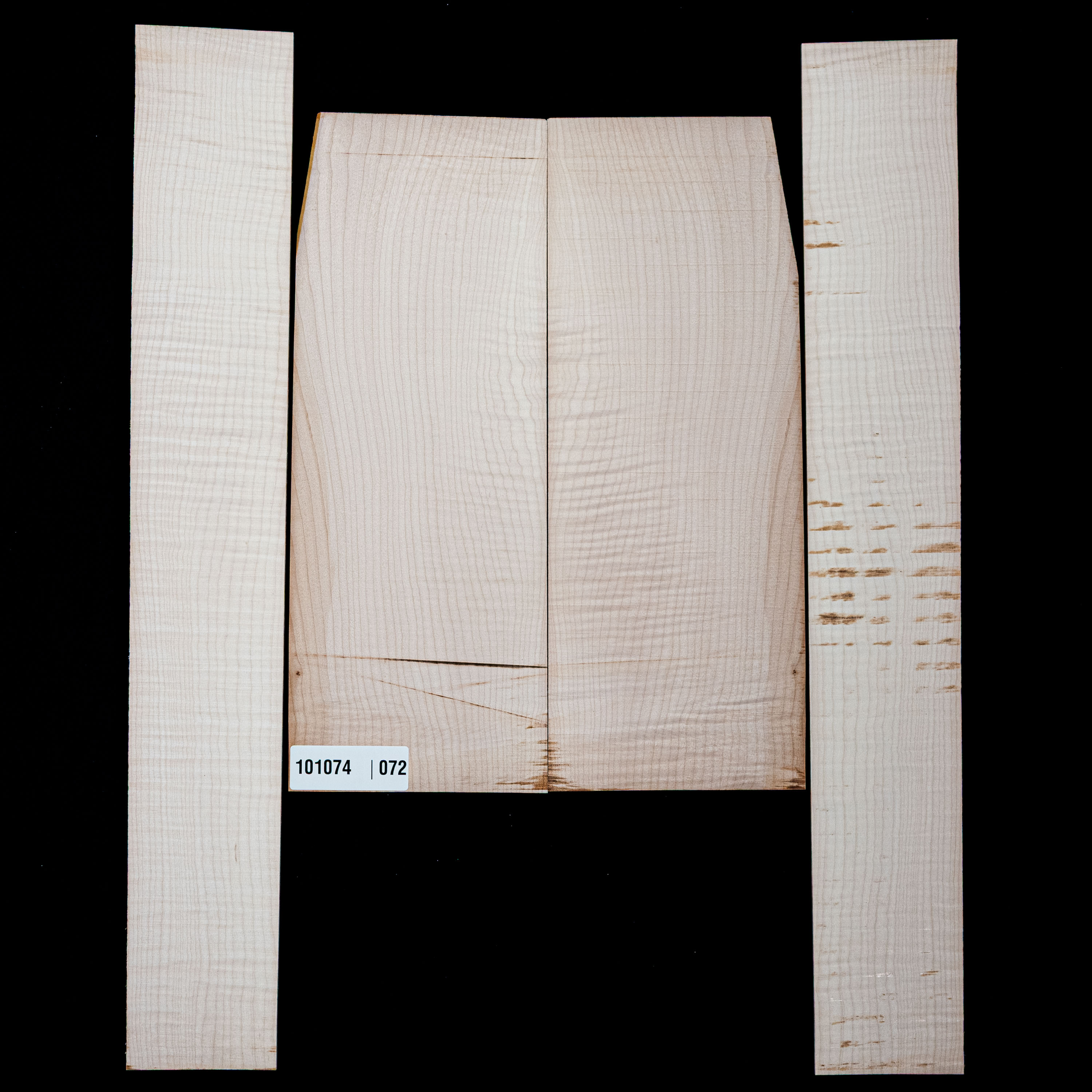 Flame Big Leaf Maple Back + Side Set - 072
