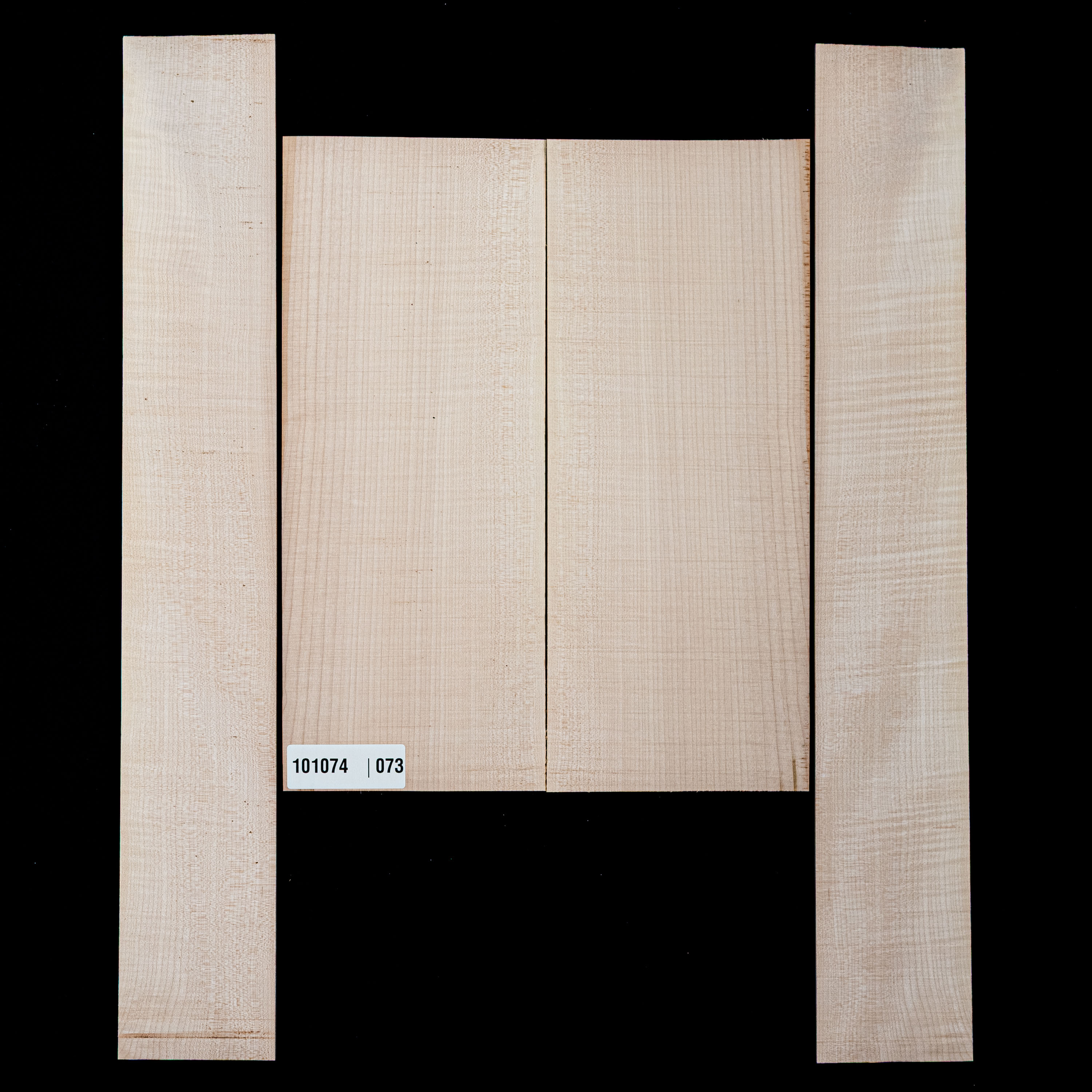 Flame Big Leaf Maple Back + Side Set - 073
