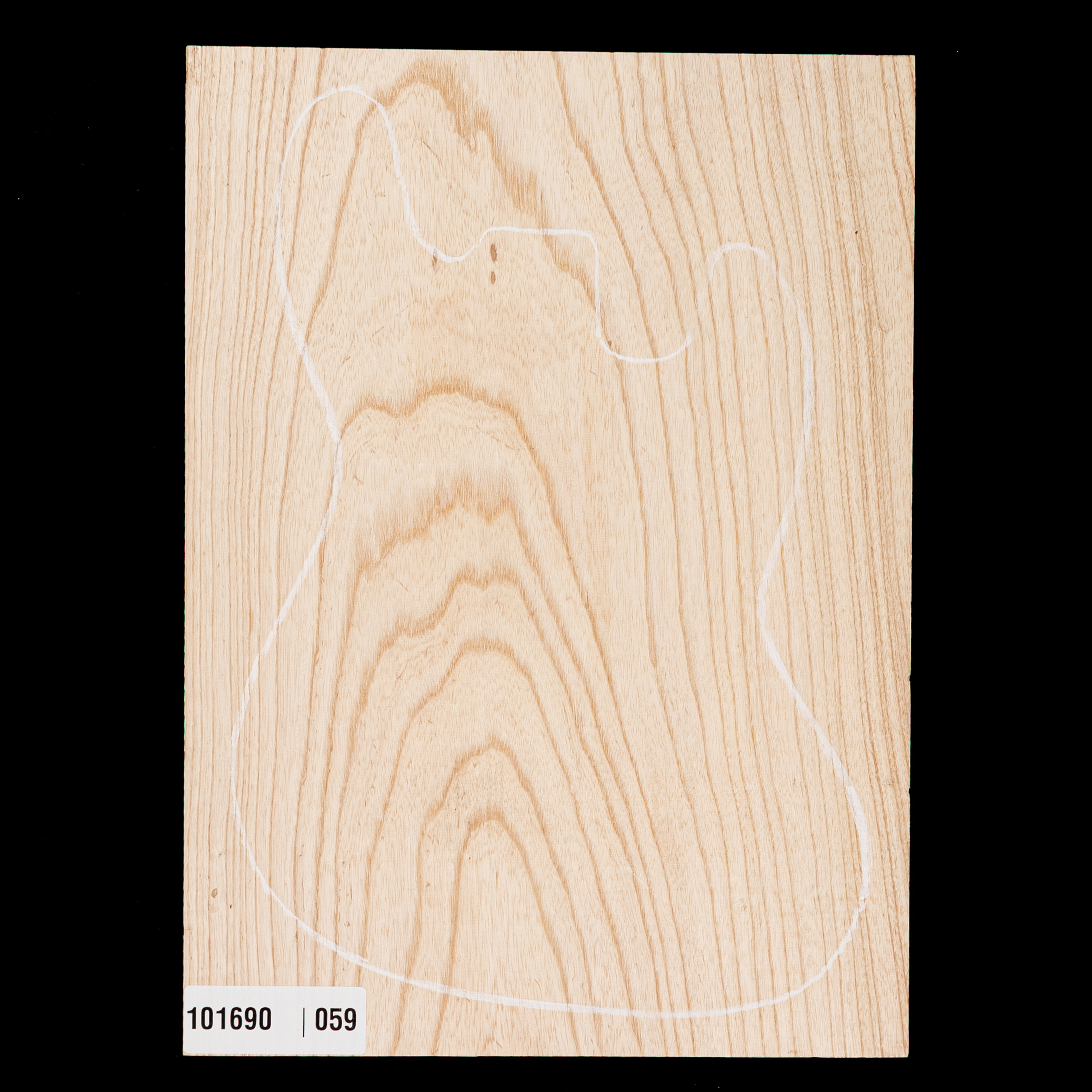 Swamp Ash Oversized Body Blank, 1-Piece (11.6 lb) - 059