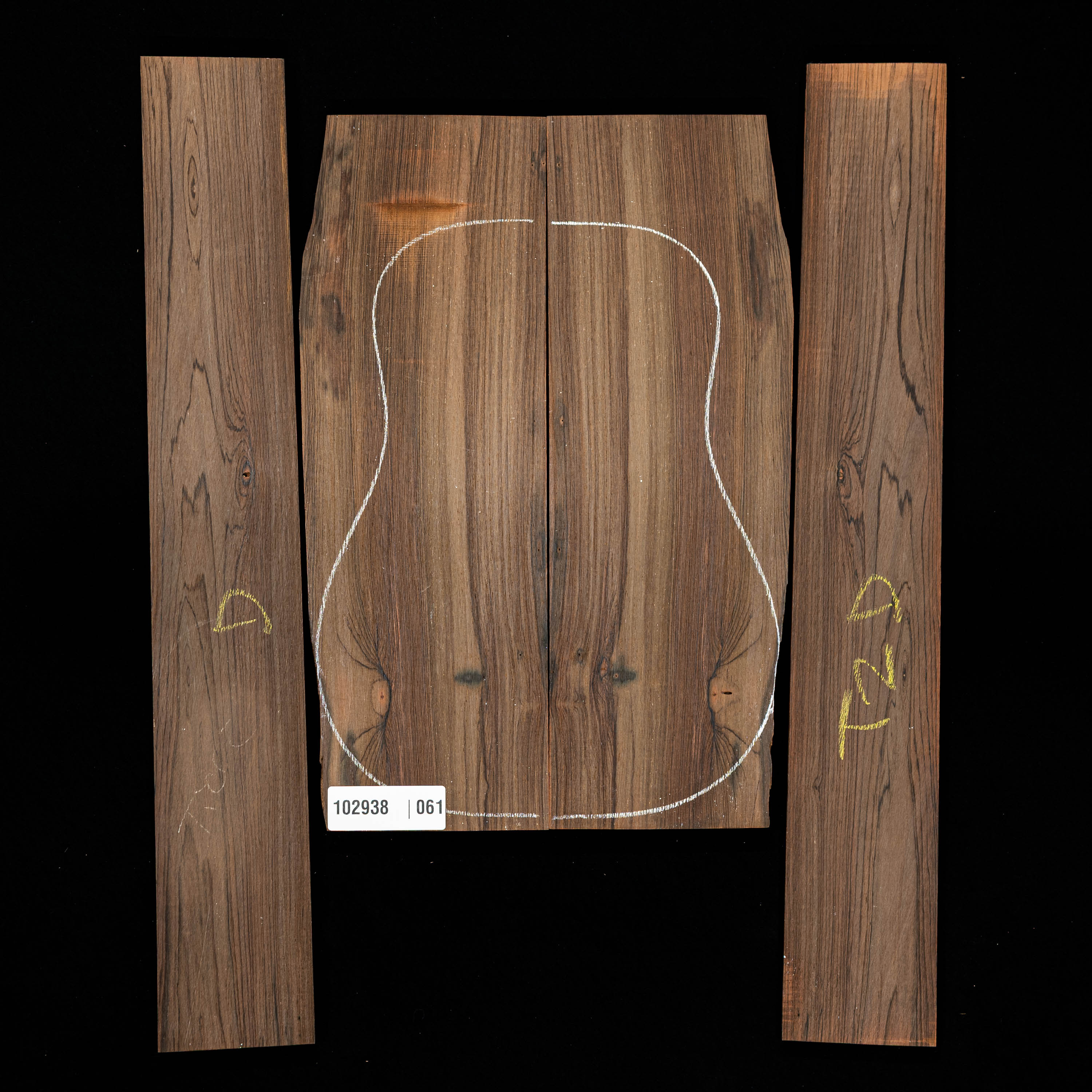 Brazilian Rosewood Back + Side Set - 061