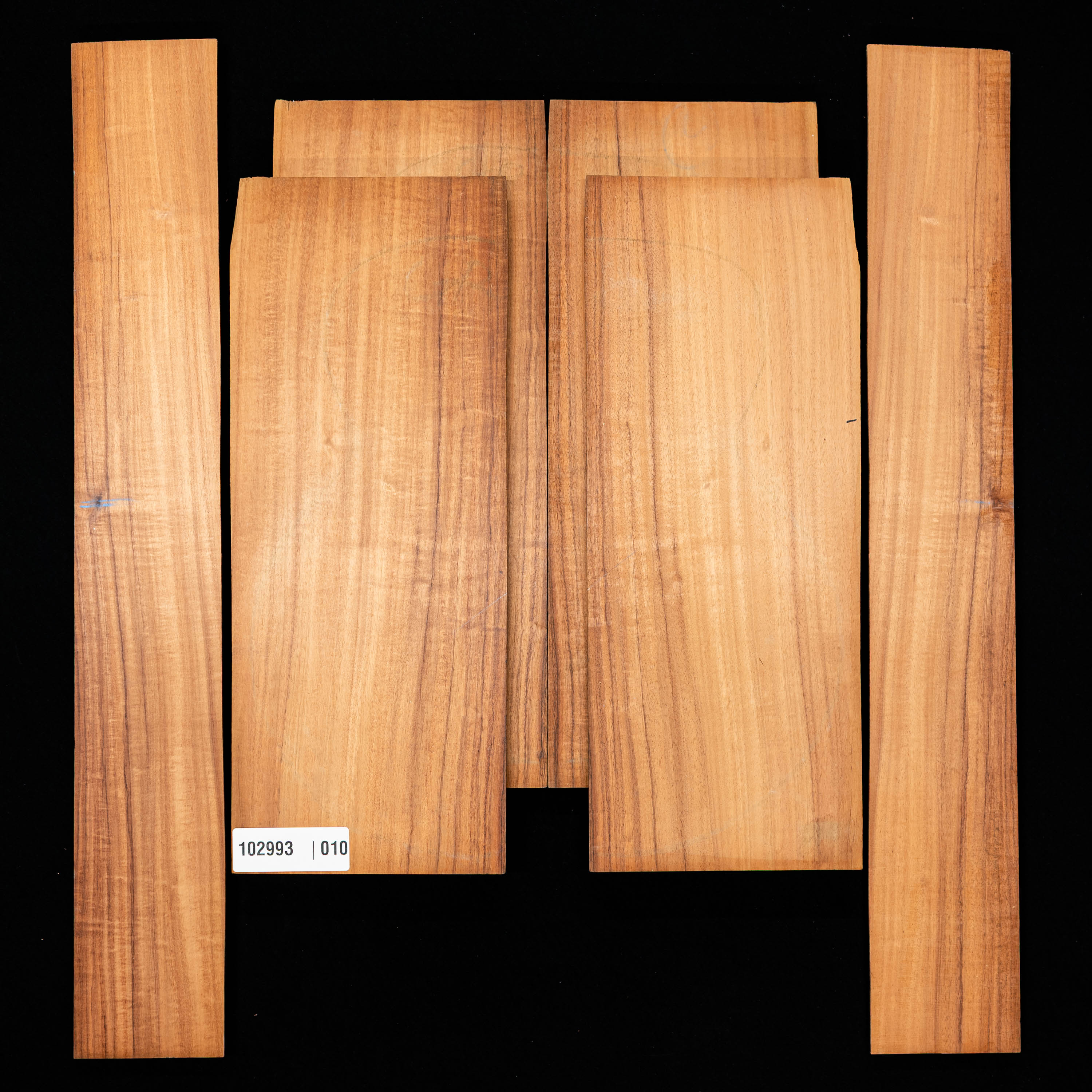 Koa Top + Back + Side Set - 010