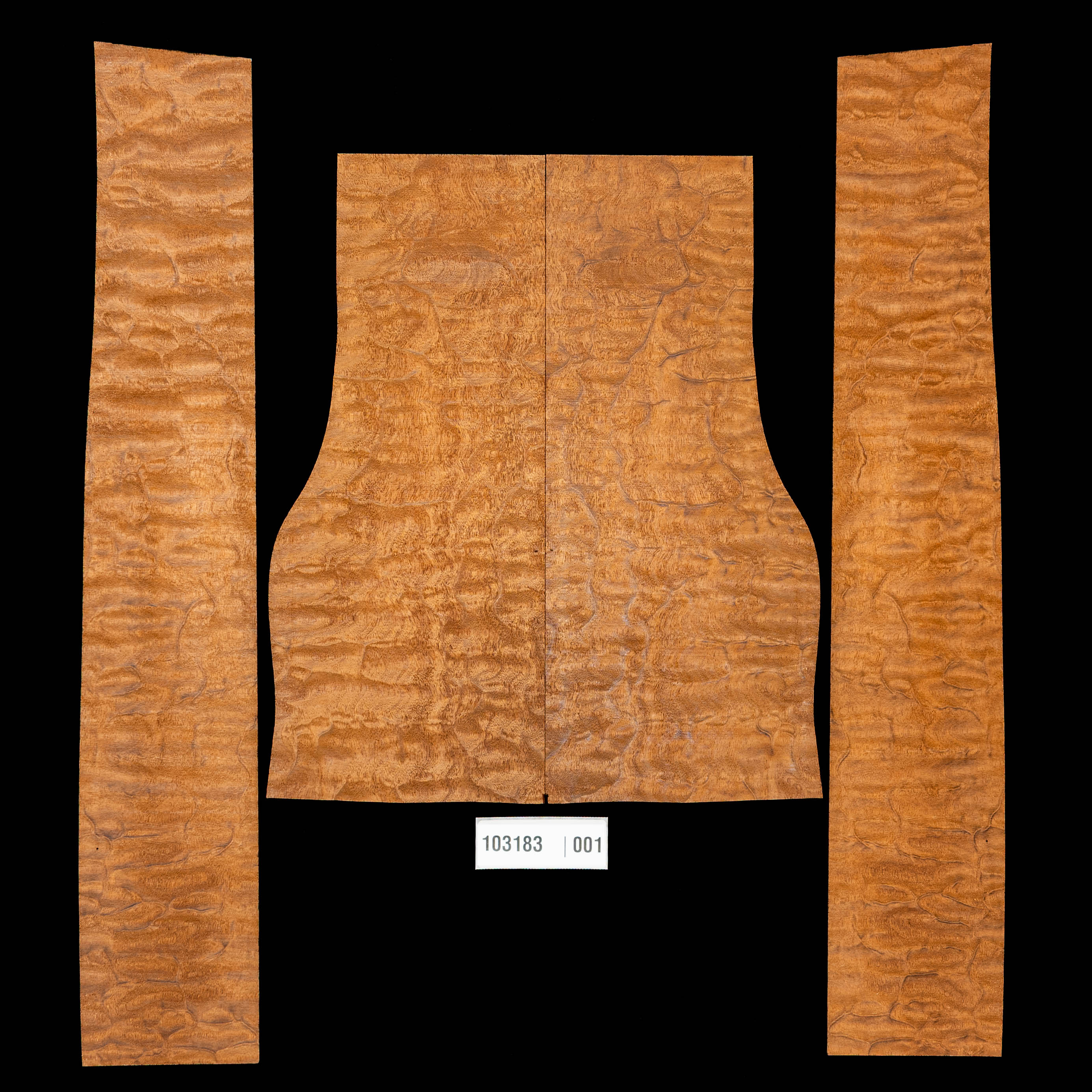 The Tree Quilted Honduran Mahogany Back + Side Set, Standard Reserve - 001
