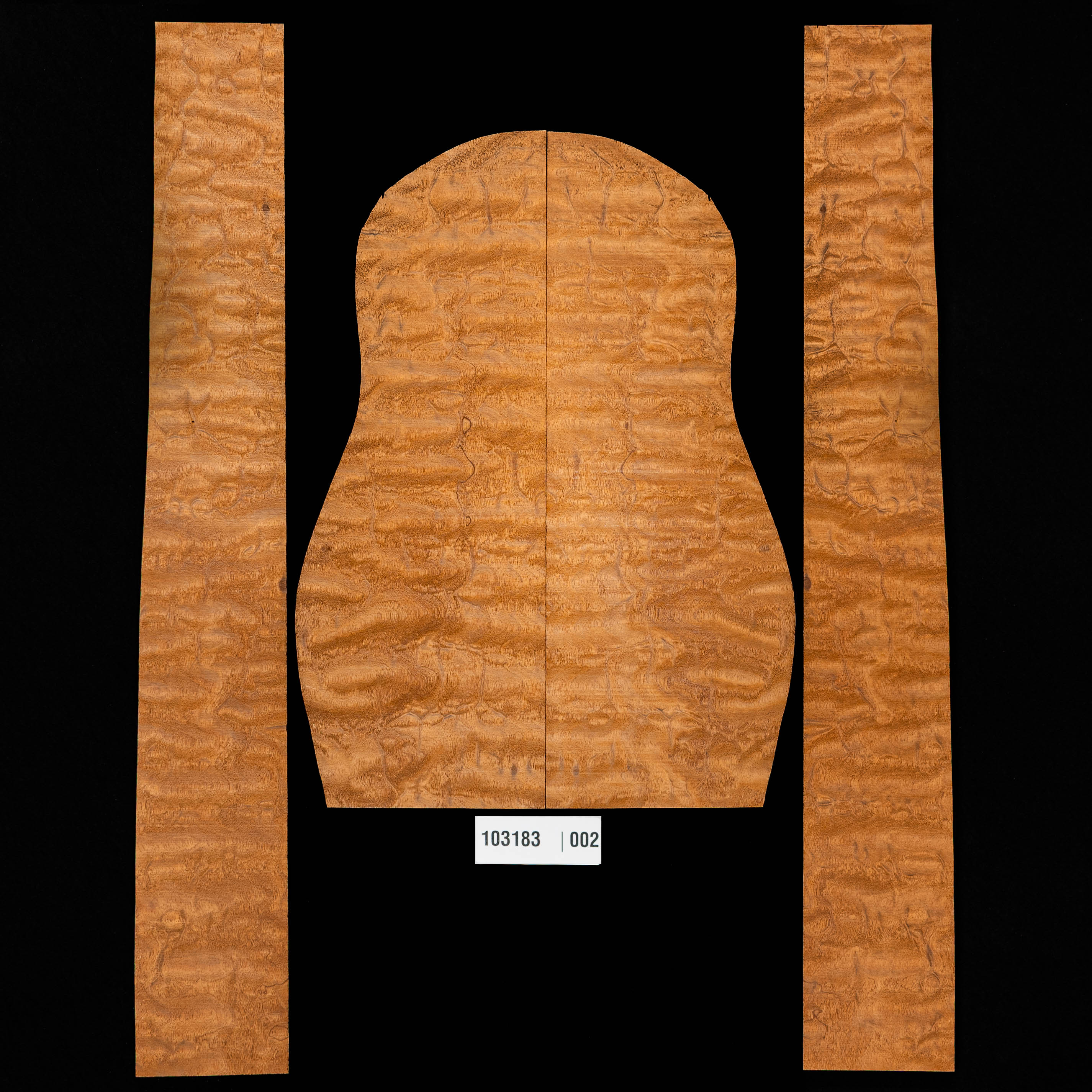 The Tree Quilted Honduran Mahogany Back + Side Set, Standard Reserve - 002
