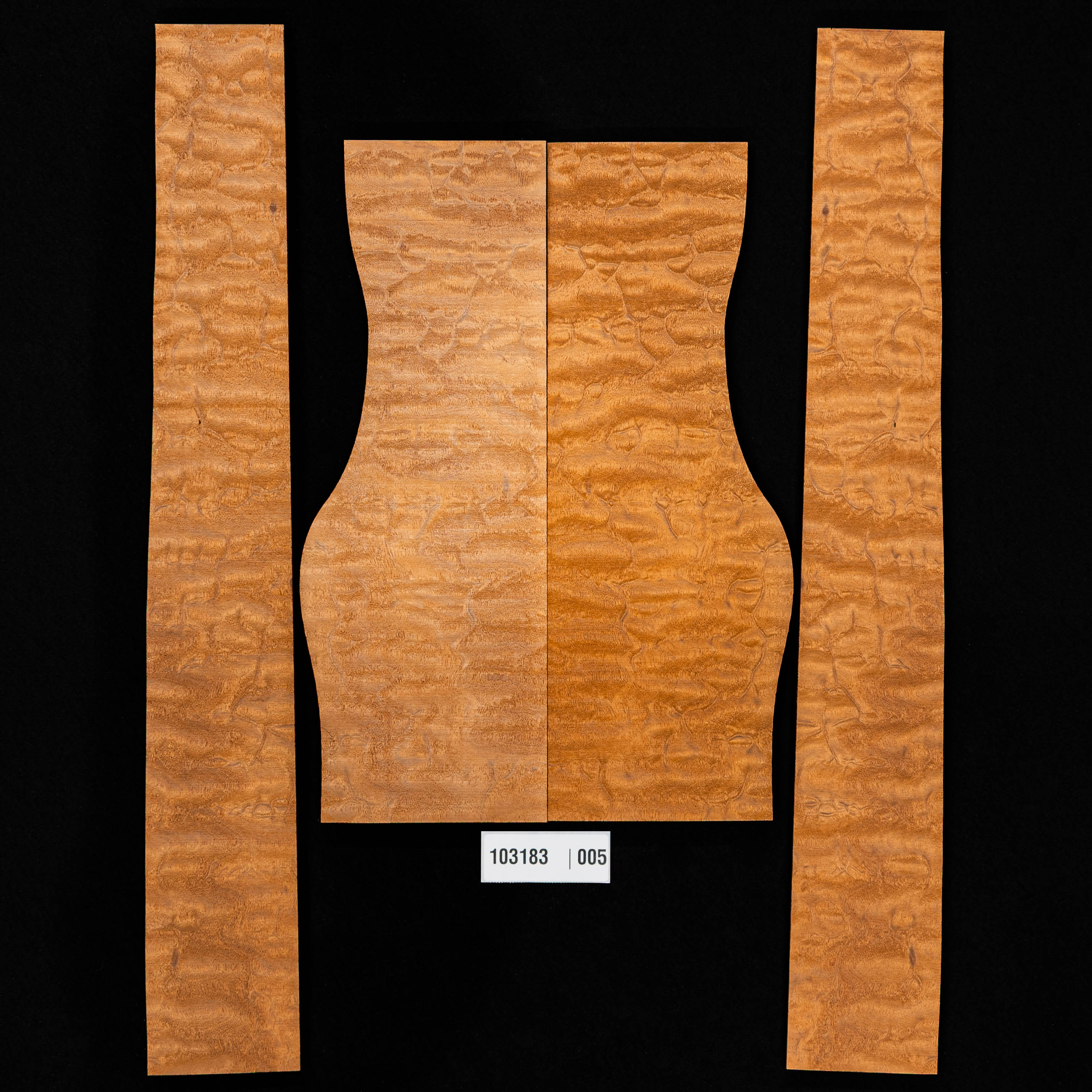 The Tree Quilted Honduran Mahogany Back + Side Set, Standard Reserve - 005