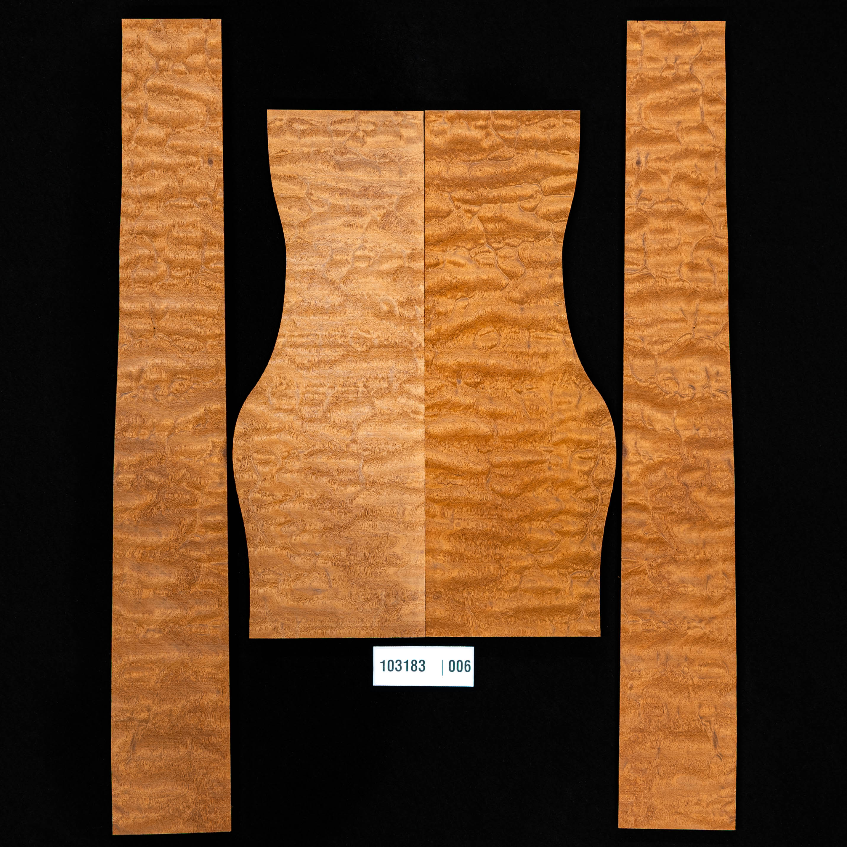 The Tree Quilted Honduran Mahogany Back + Side Set, Standard Reserve - 006