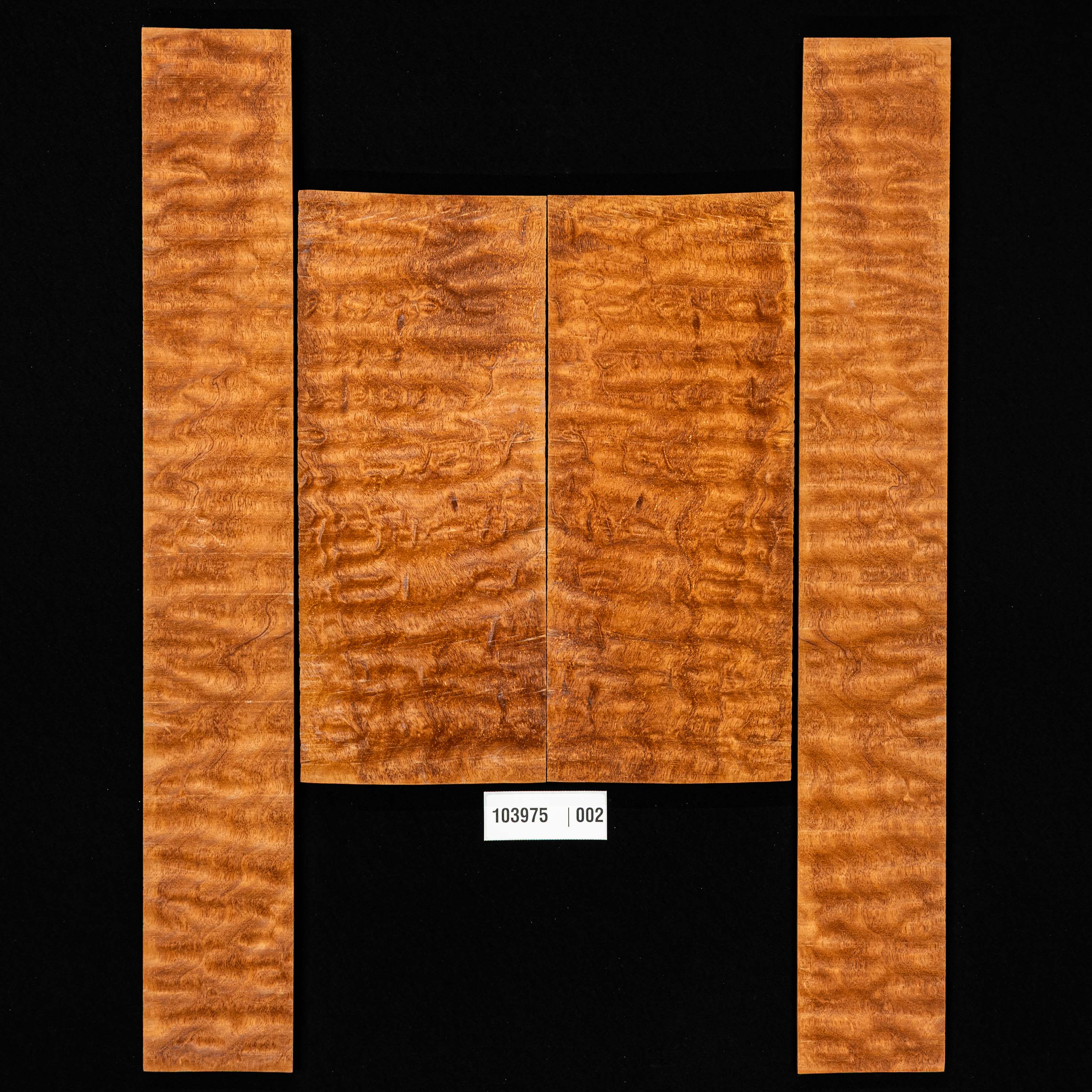 The Tree Quilted Honduran Mahogany Back + Side Set, Exhibition Grade - 002