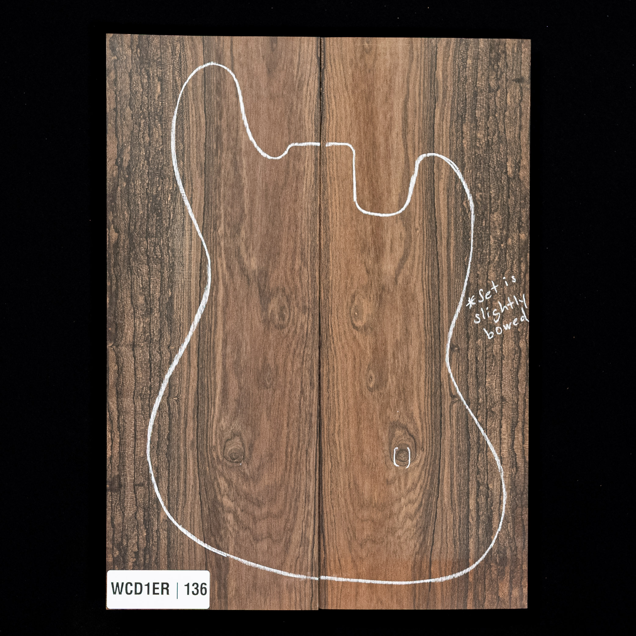 Ziricote Drop Top - 136