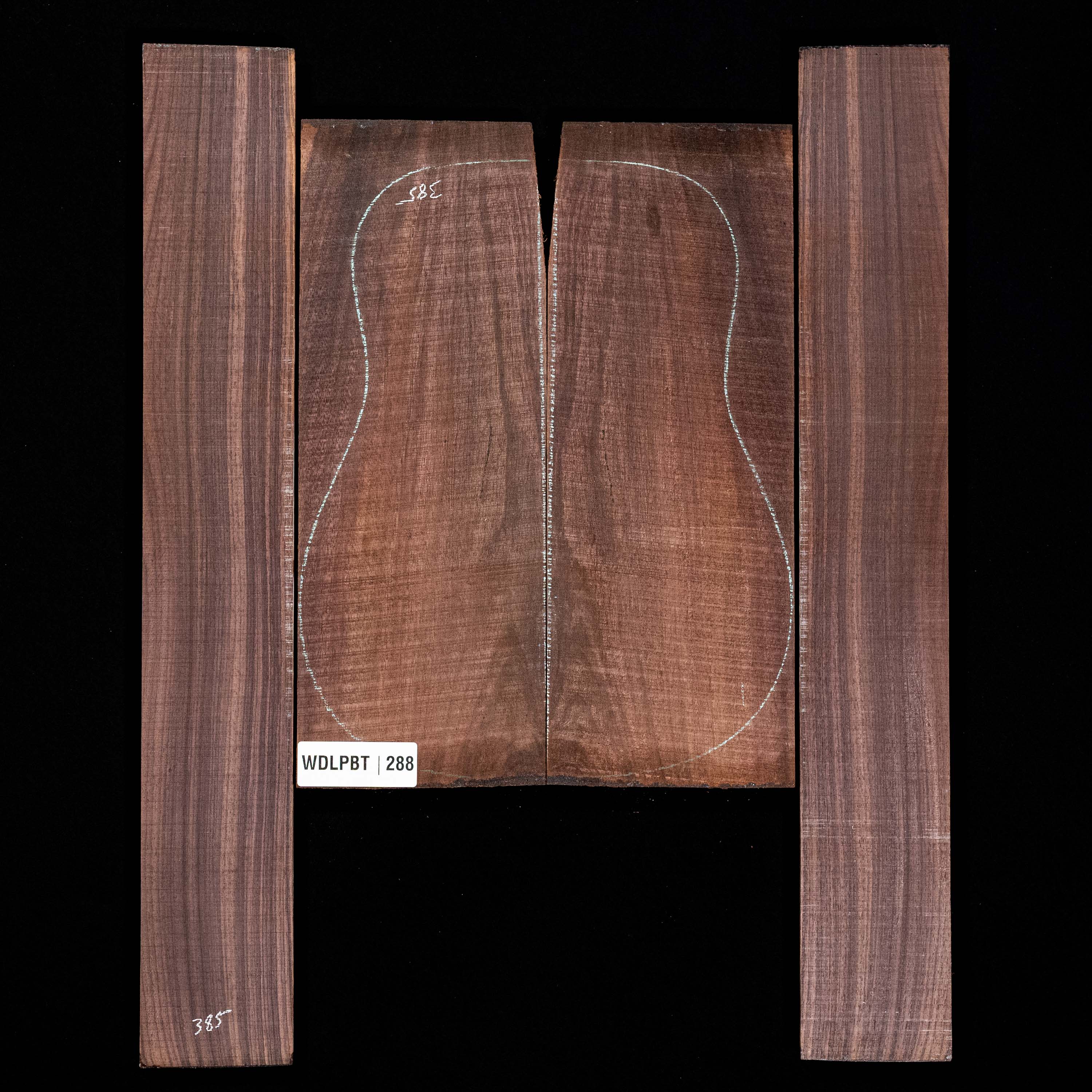 Wild Grain East Indian Rosewood Back + Side Set - 288