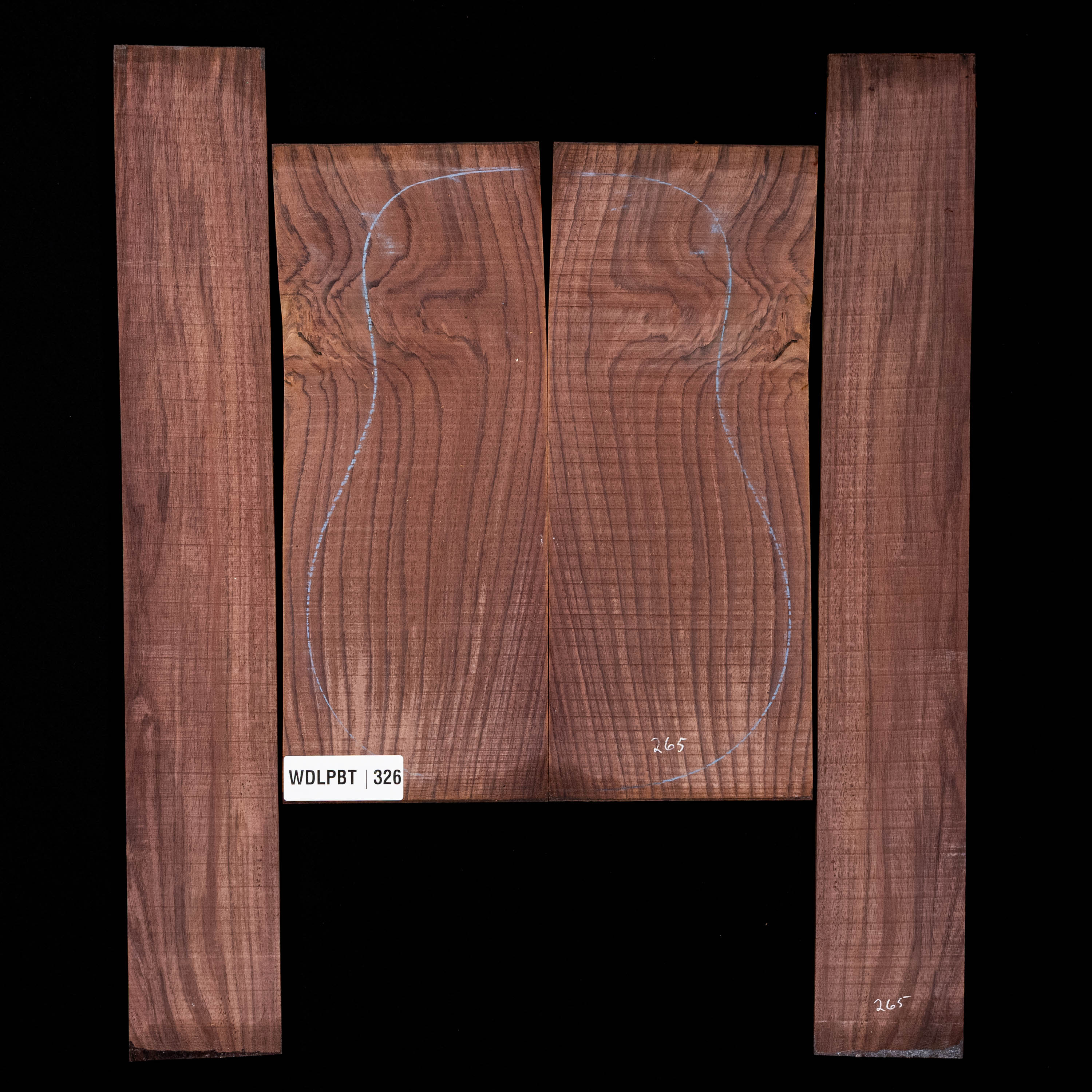 Wild Grain East Indian Rosewood Back + Side Set - 326
