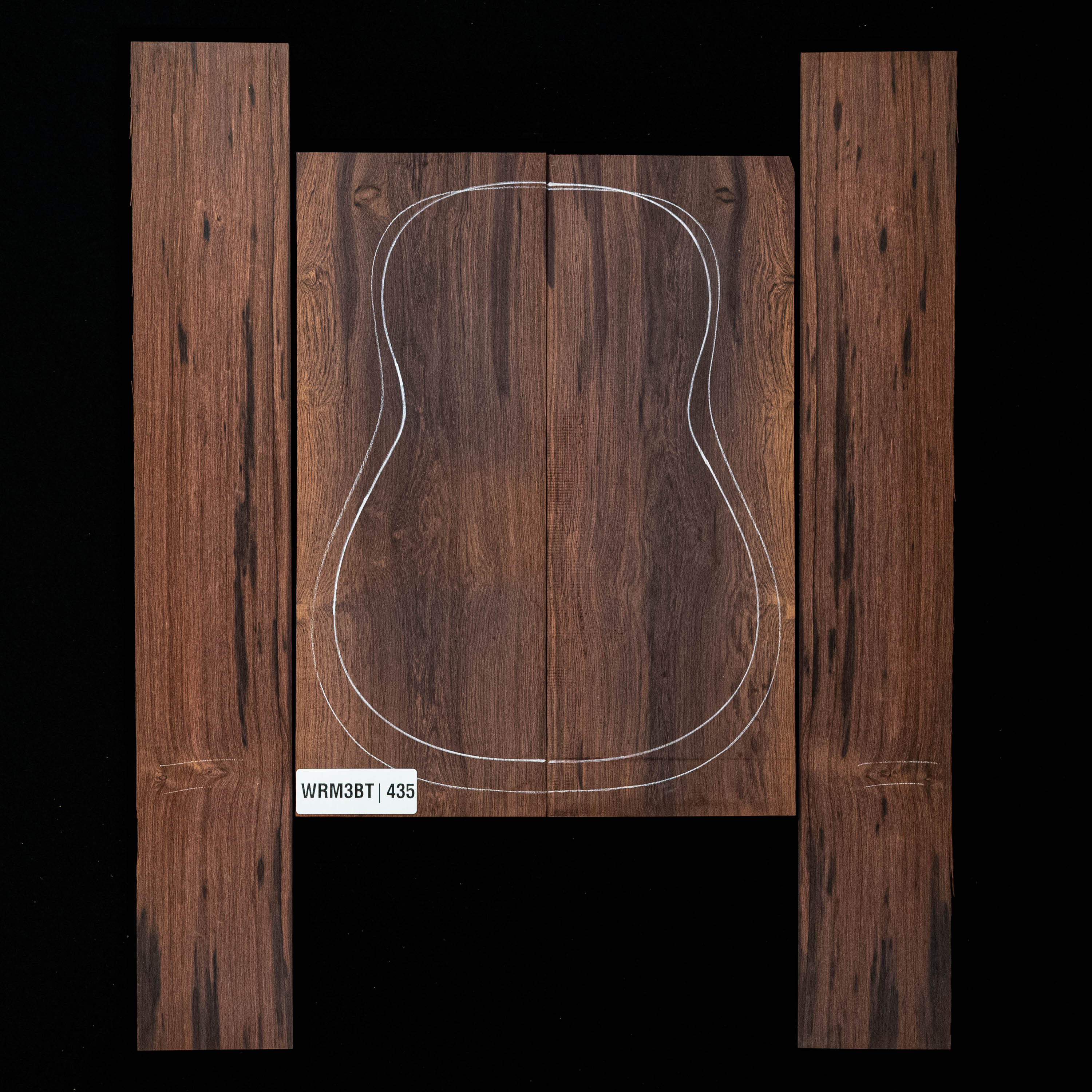 Madagascar Rosewood Back + Side Set - 435