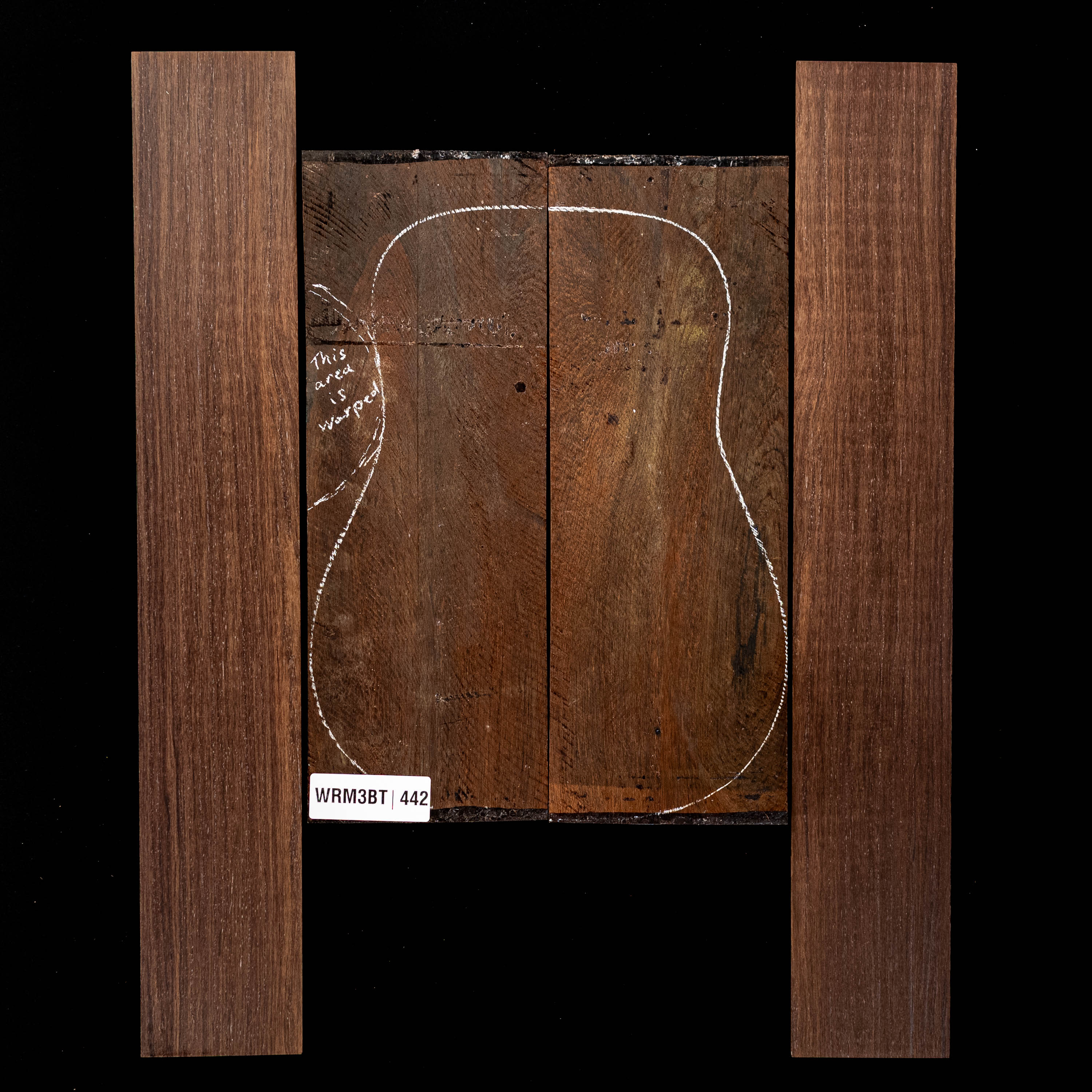 Madagascar Rosewood Back + Side Set - 442