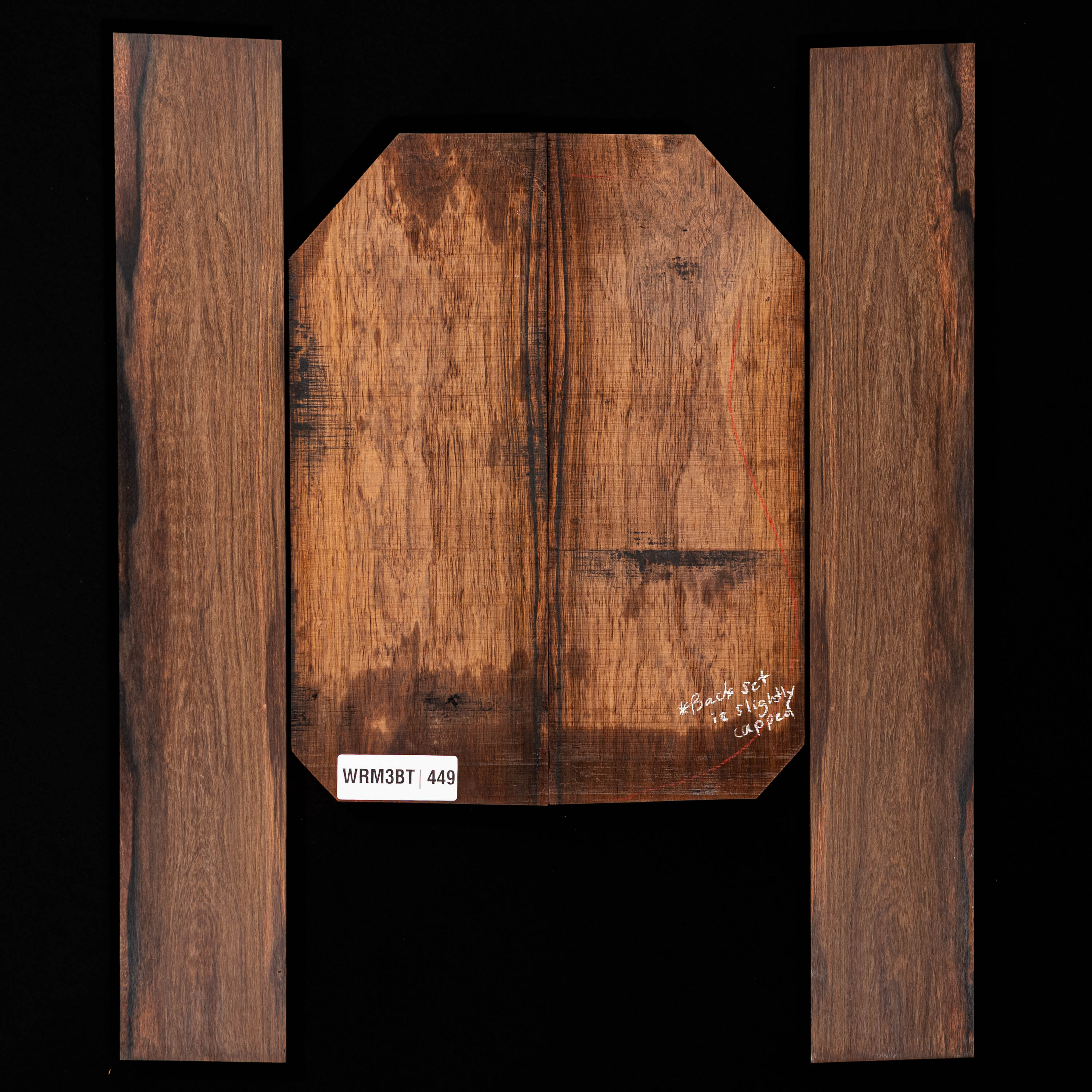Madagascar Rosewood Back + Side Set - 449