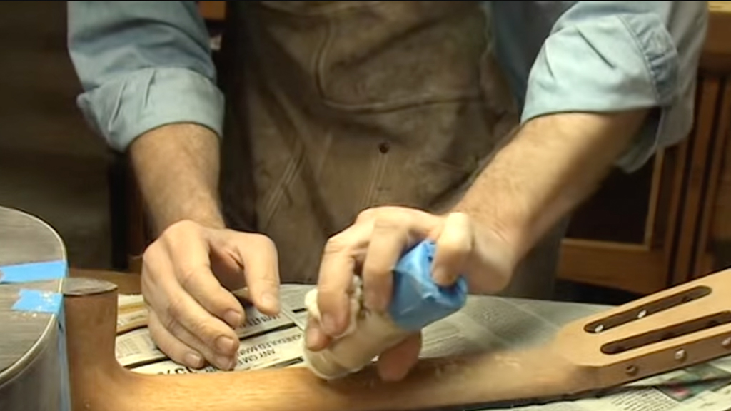 Shellac and Sawdust Pore Fill - Luthier Tips du Jour Mailbag