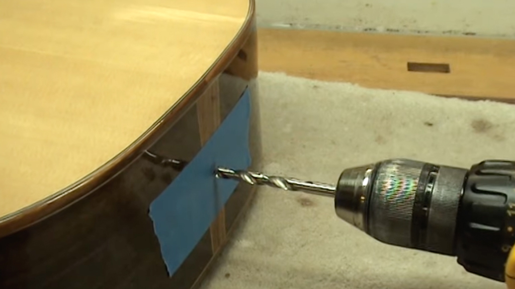 Drilling an End Pin Hole - Luthier Tips du Jour Mailbag