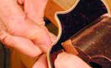 The glue sets quickly