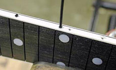 Photo: installing side dots