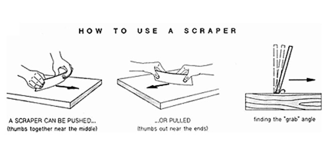 How to sharpen a scraper