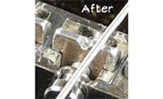 After bridge saddles