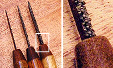 Filing the saddle flat 2