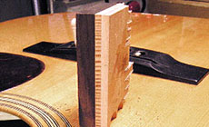 Filing the saddle flat