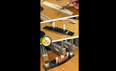 clamping using titebond glue (next 20min)