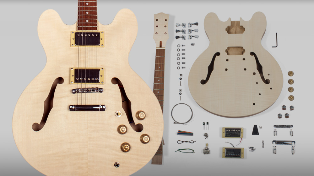 Semi-Hollowbody Electric Guitar Kit Instructions