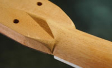 Shaping a D-28 neck 2