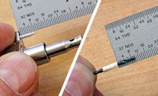 Measuring tuner screws