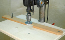 Plywood planing table